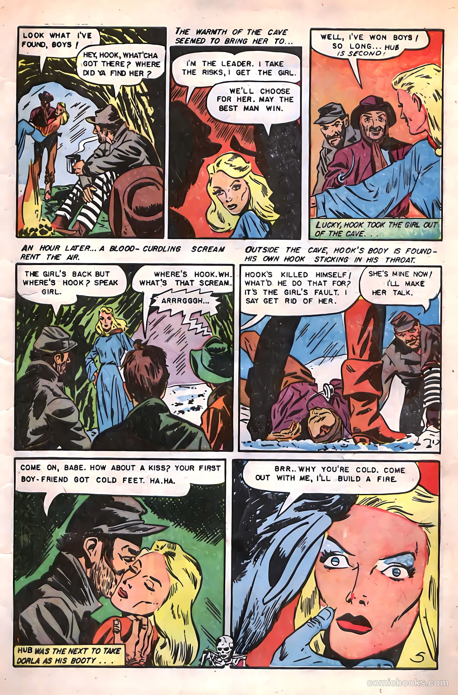 Dark Mysteries #6 (1952, Master Comics) — page 8 of 37
