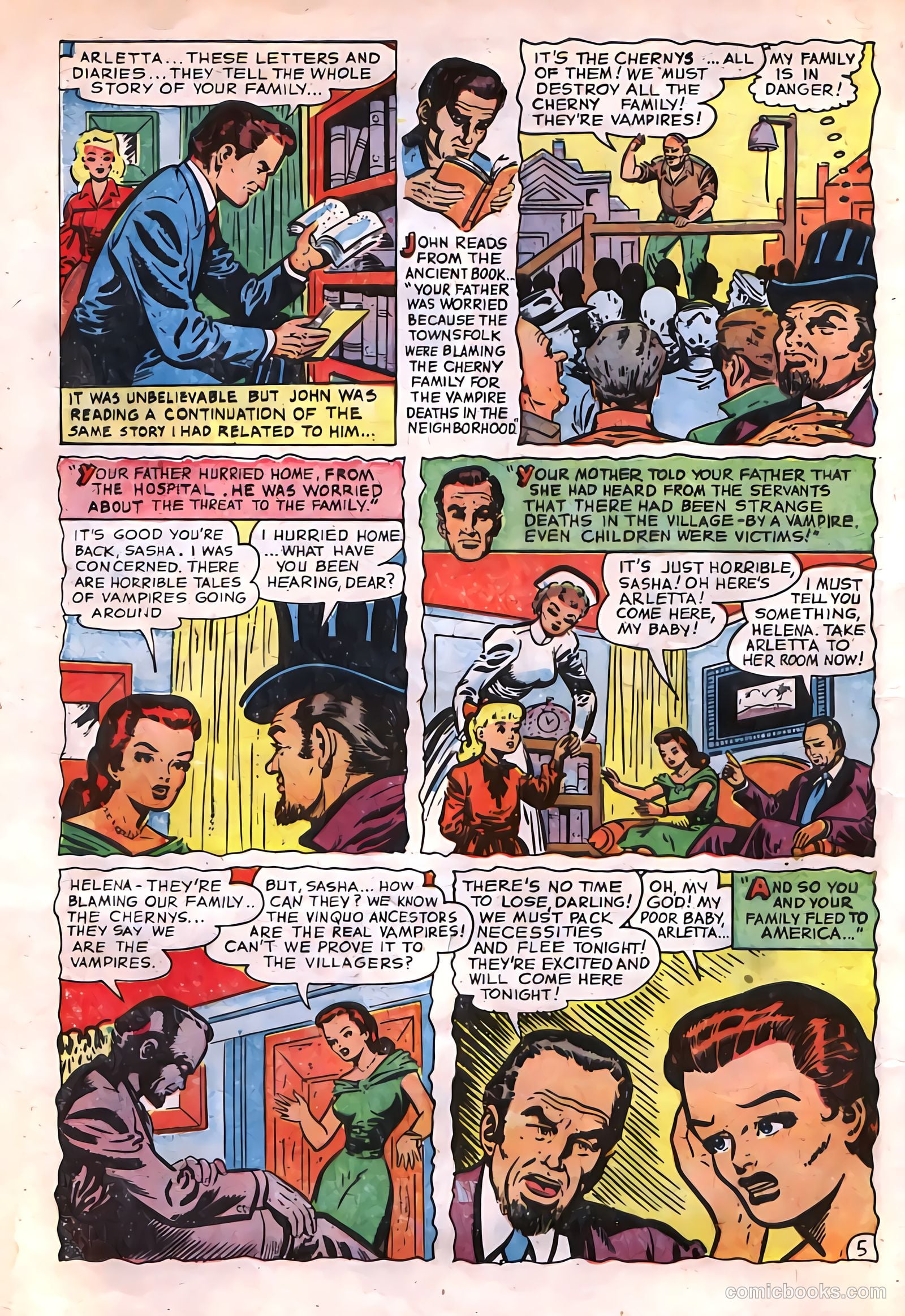 Dark Mysteries #6 (1952, Master Comics) — page 15 of 37