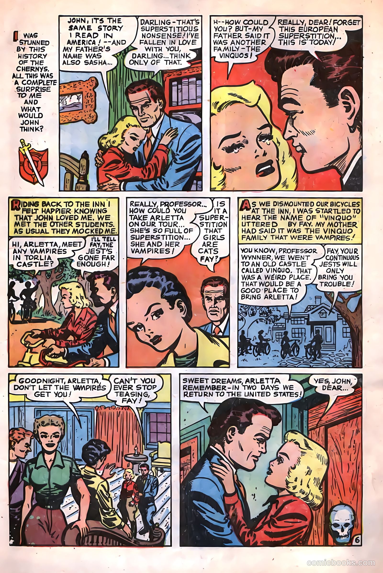 Dark Mysteries #6 (1952, Master Comics) — page 16 of 37