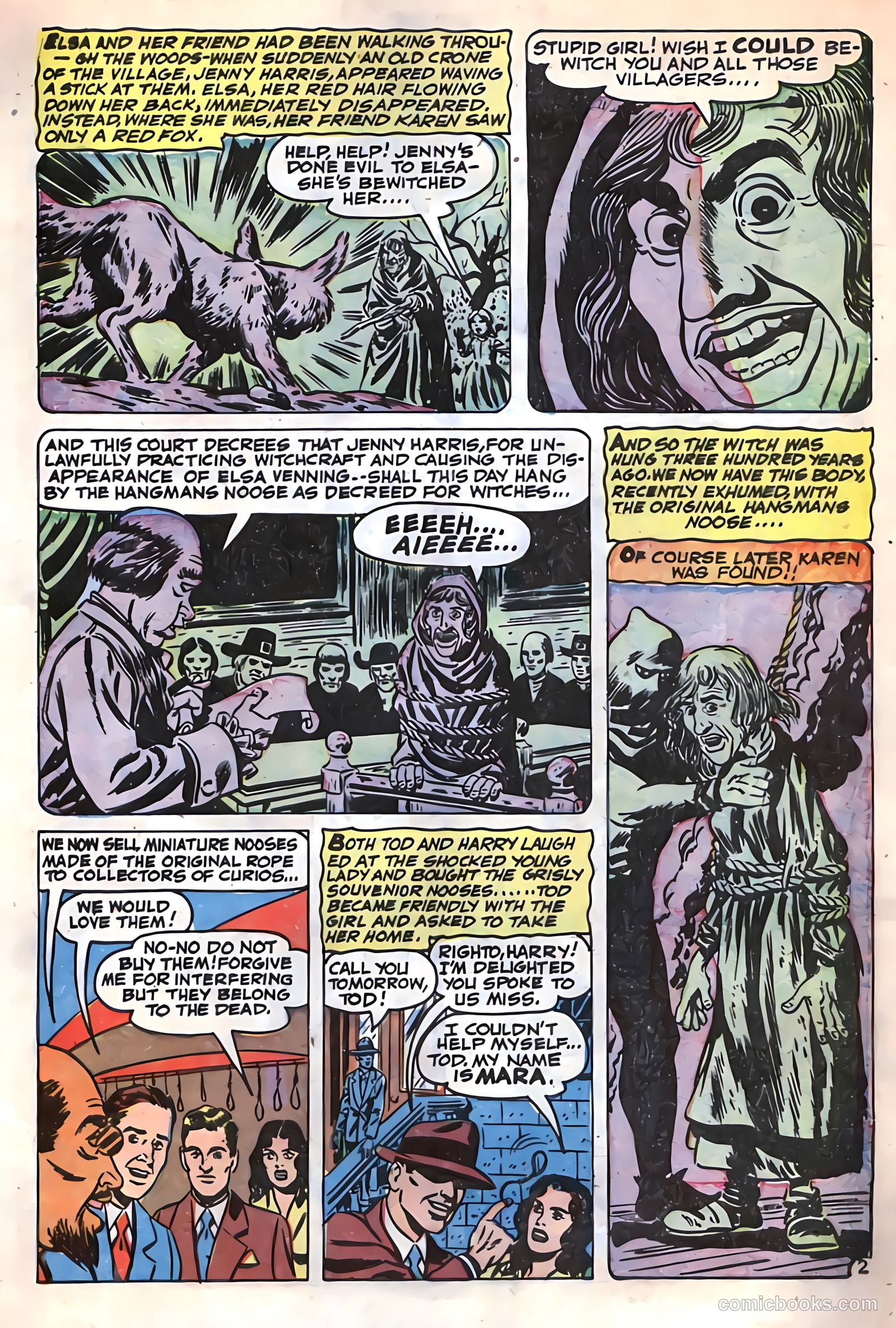 Dark Mysteries #6 (1952, Master Comics) — page 22 of 37