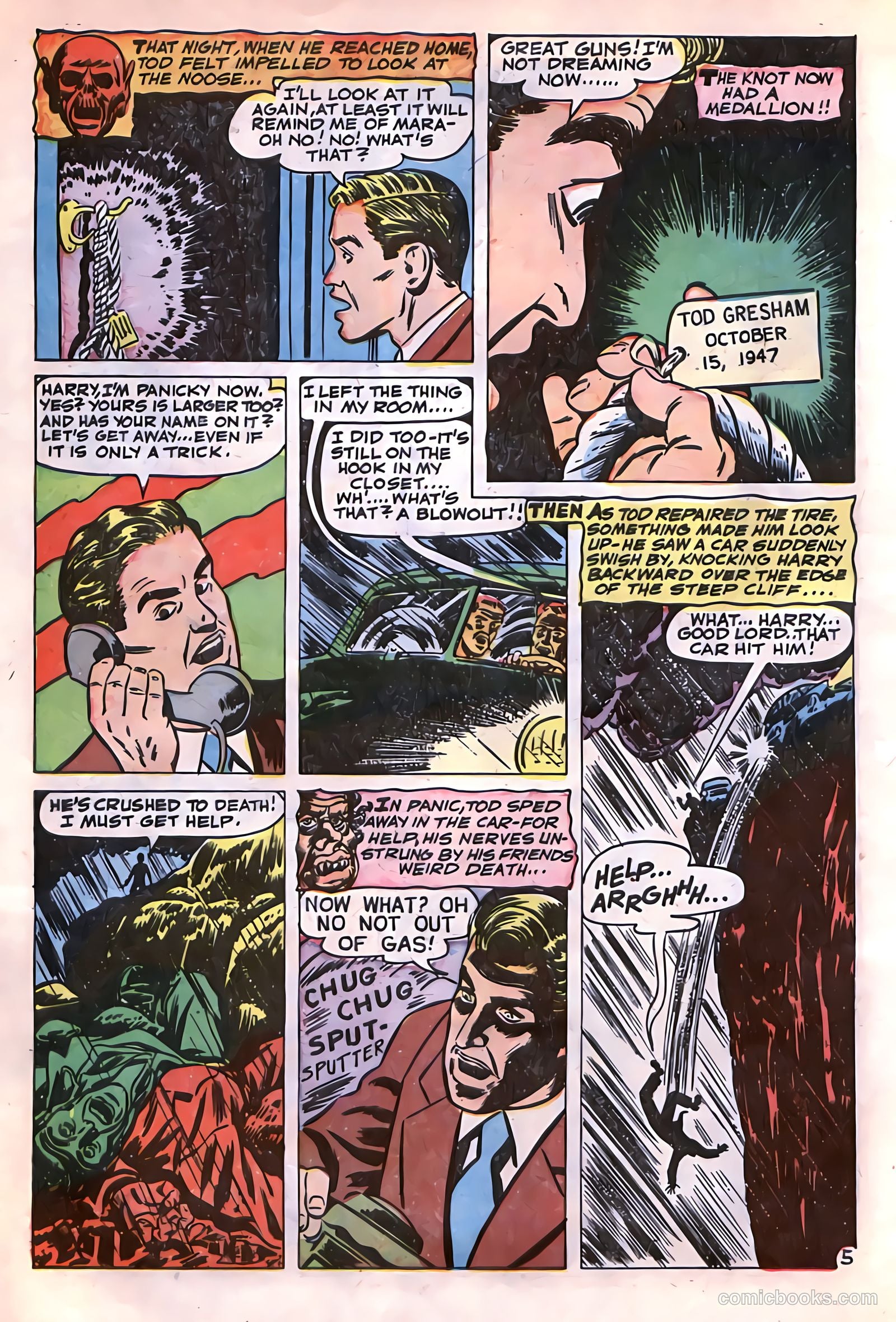 Dark Mysteries #6 (1952, Master Comics) — page 25 of 37
