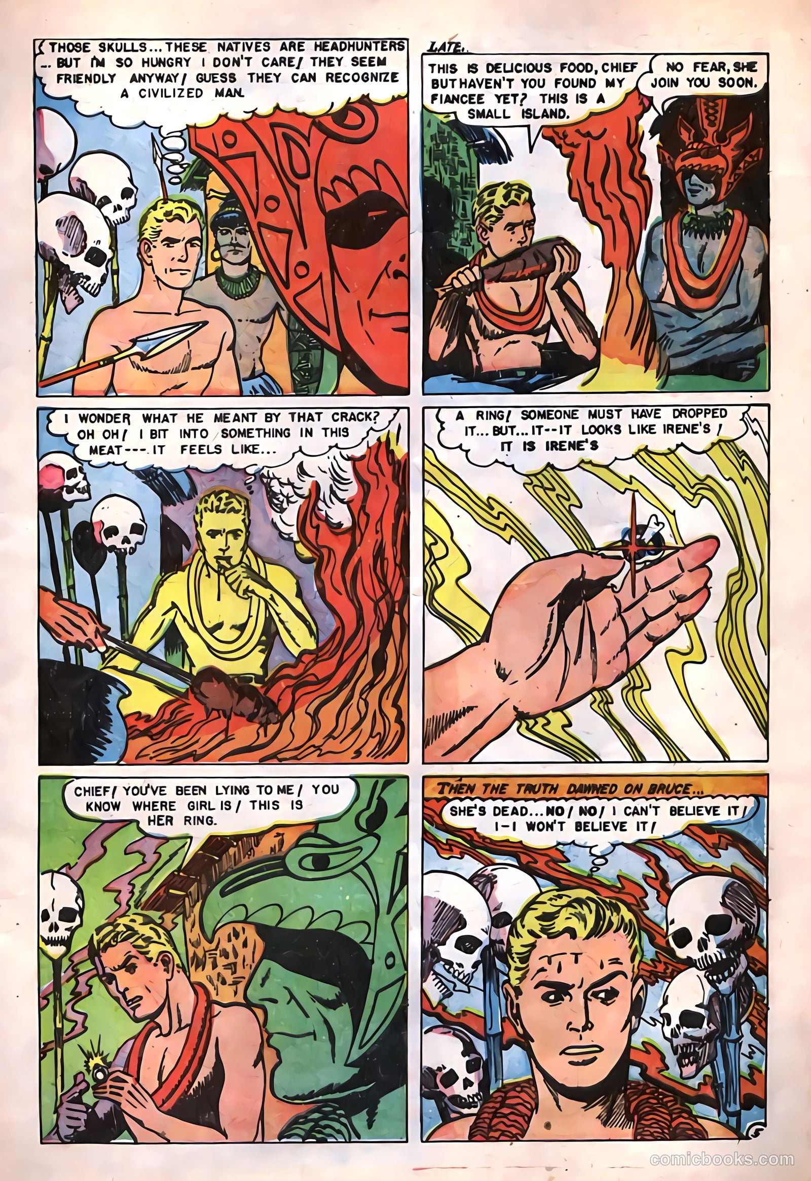 Dark Mysteries #6 (1952, Master Comics) — page 32 of 37