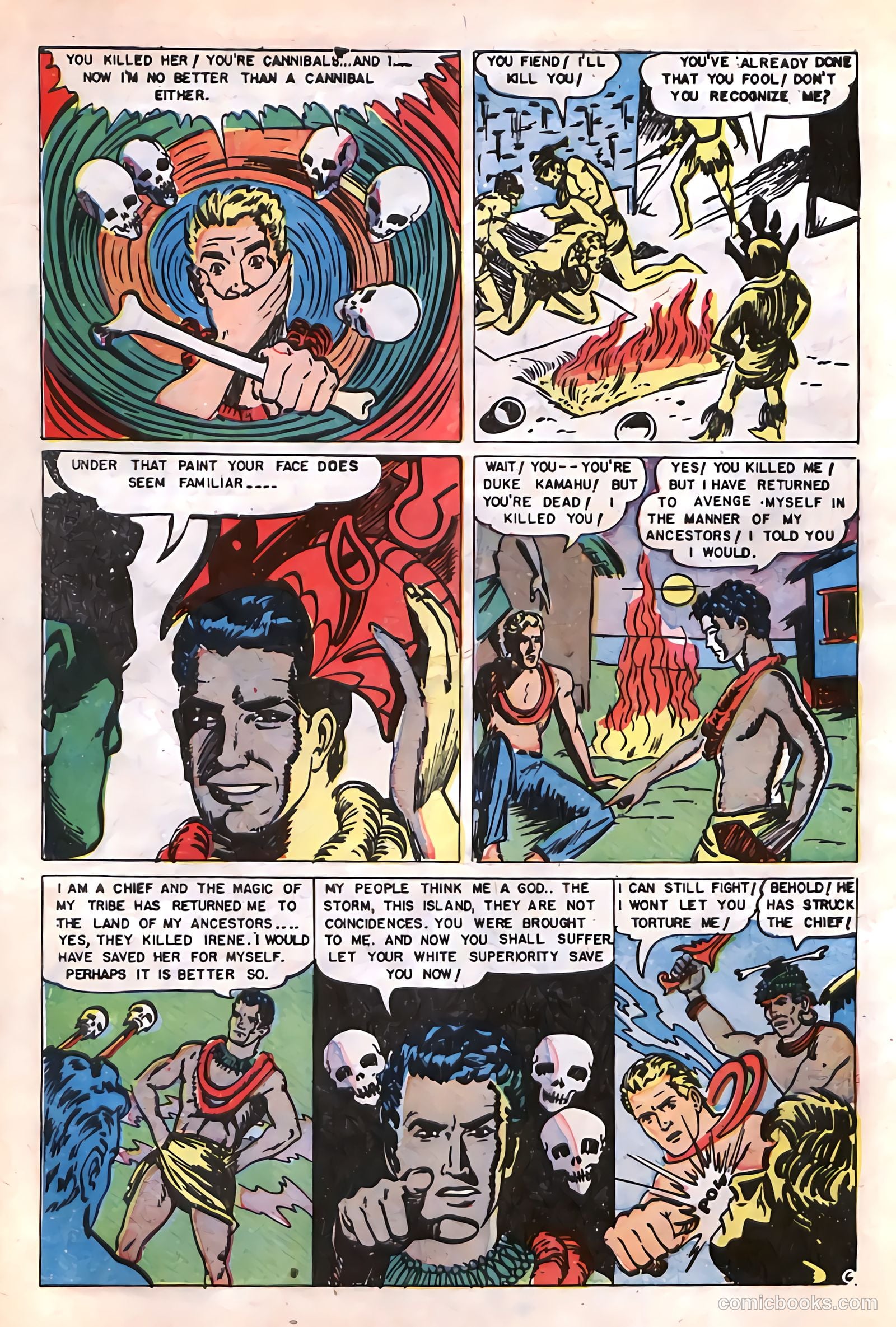 Dark Mysteries #6 (1952, Master Comics) — page 33 of 37