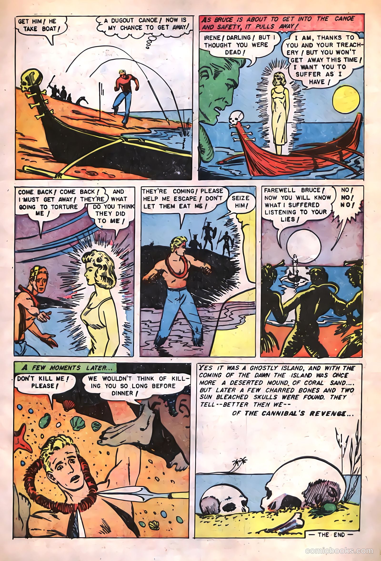 Dark Mysteries #6 (1952, Master Comics) — page 34 of 37