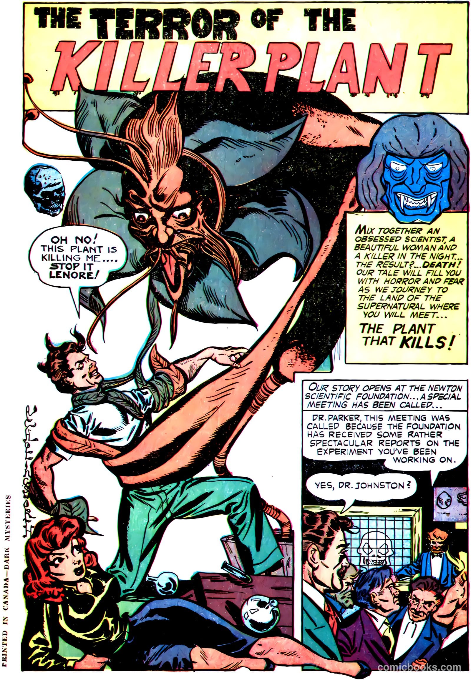 Dark Mysteries #7 (1952, Master Comics) — page 3 of 36