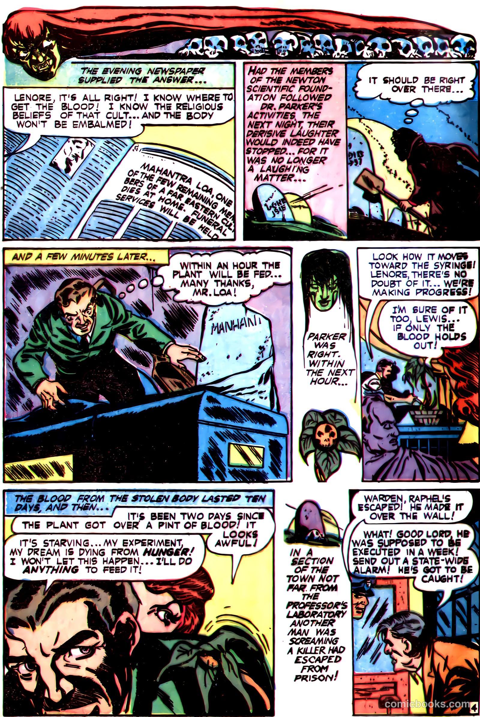 Dark Mysteries #7 (1952, Master Comics) — page 6 of 36