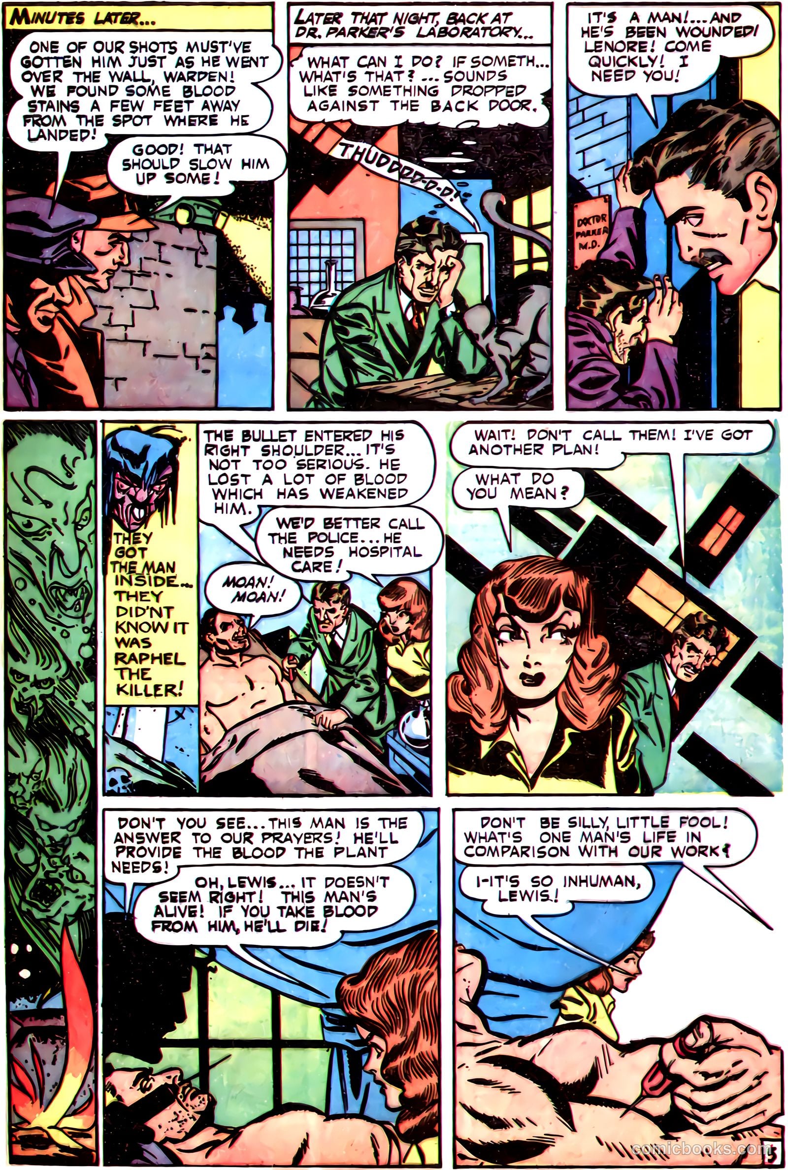 Dark Mysteries #7 (1952, Master Comics) — page 7 of 36
