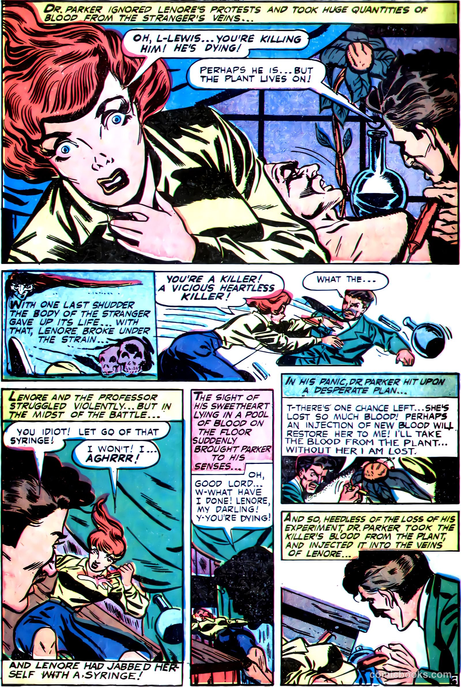 Dark Mysteries #7 (1952, Master Comics) — page 8 of 36