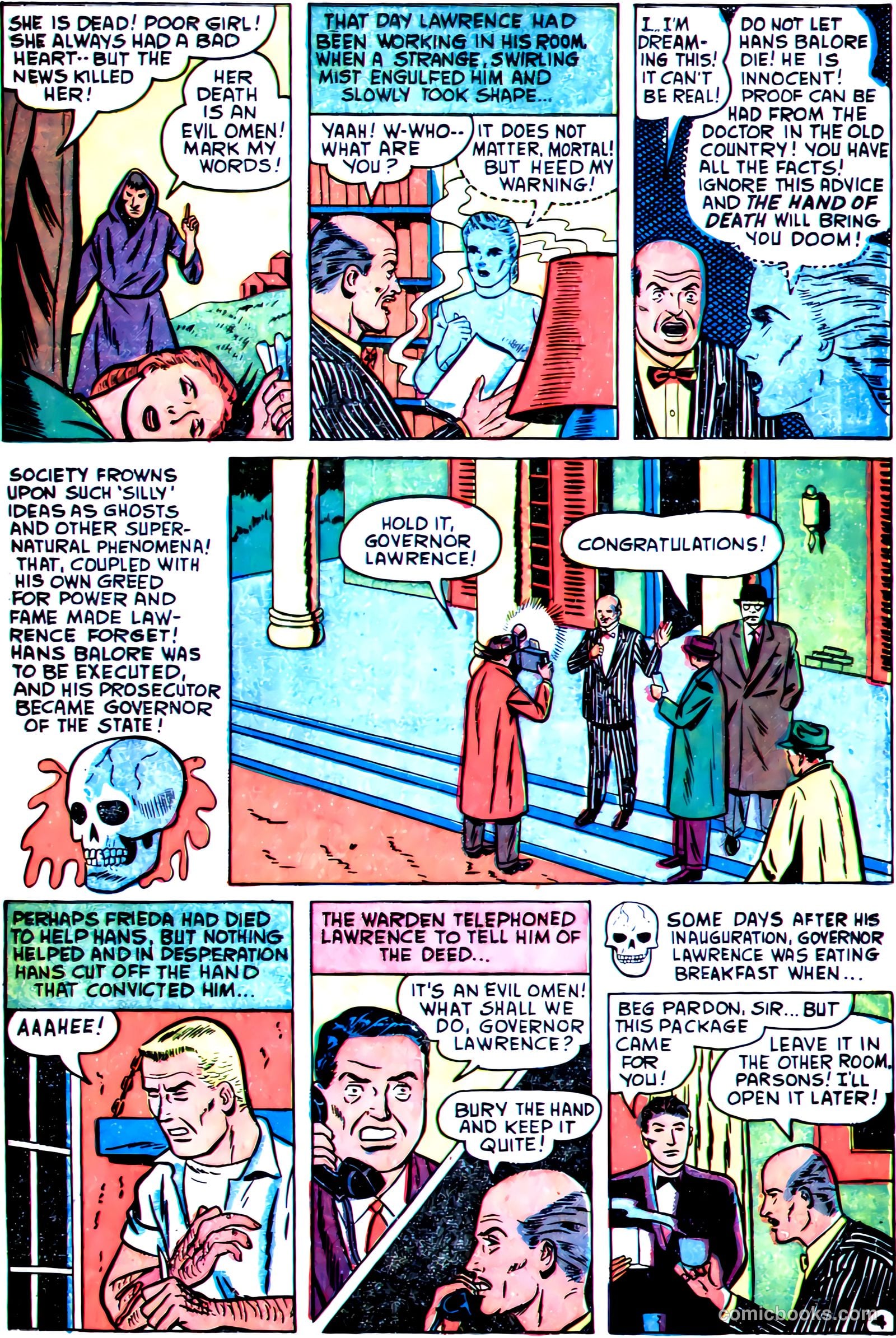 Dark Mysteries #7 (1952, Master Comics) — page 13 of 36