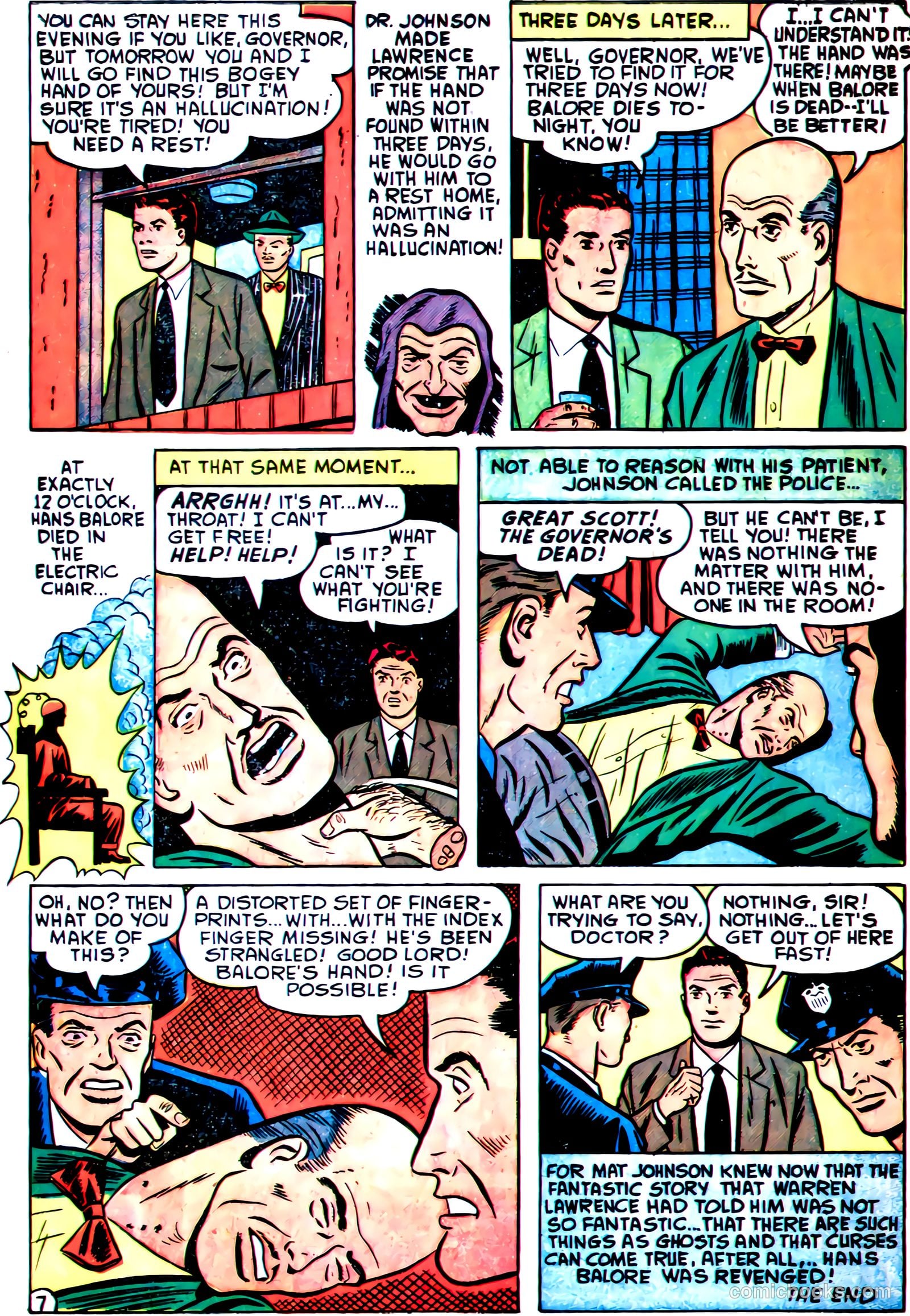Dark Mysteries #7 (1952, Master Comics) — page 16 of 36