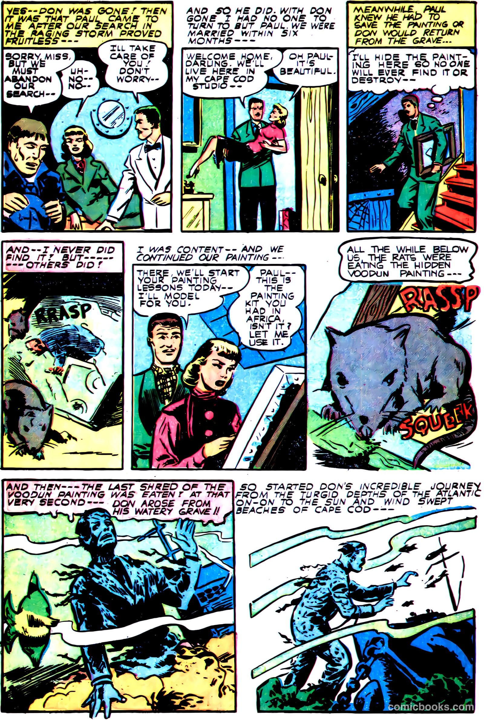 Dark Mysteries #7 (1952, Master Comics) — page 32 of 36