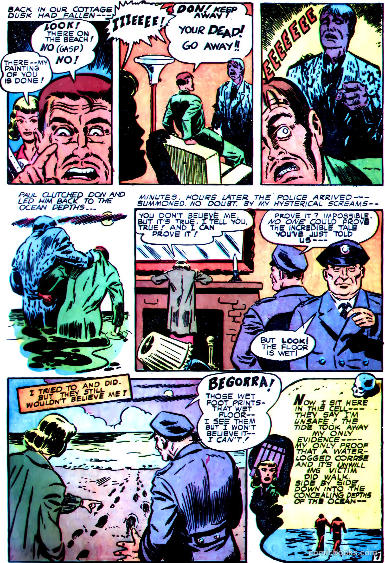 Dark Mysteries #7 (1952, Master Comics) — page 33 of 36