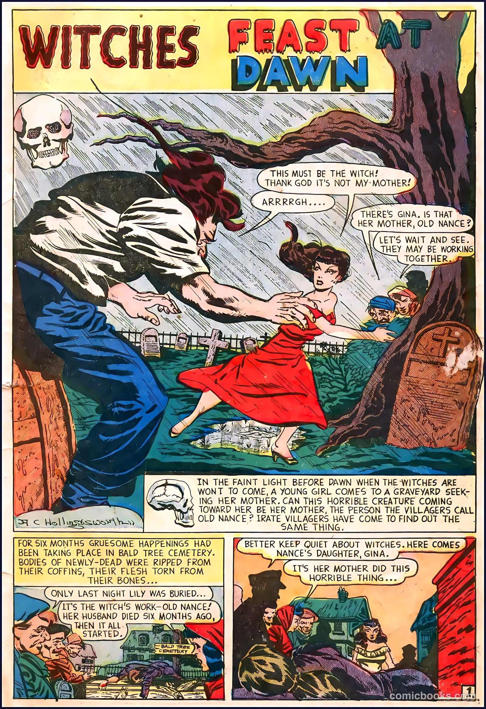 Dark Mysteries #9 (1952, Master Comics) — page 2 of 33