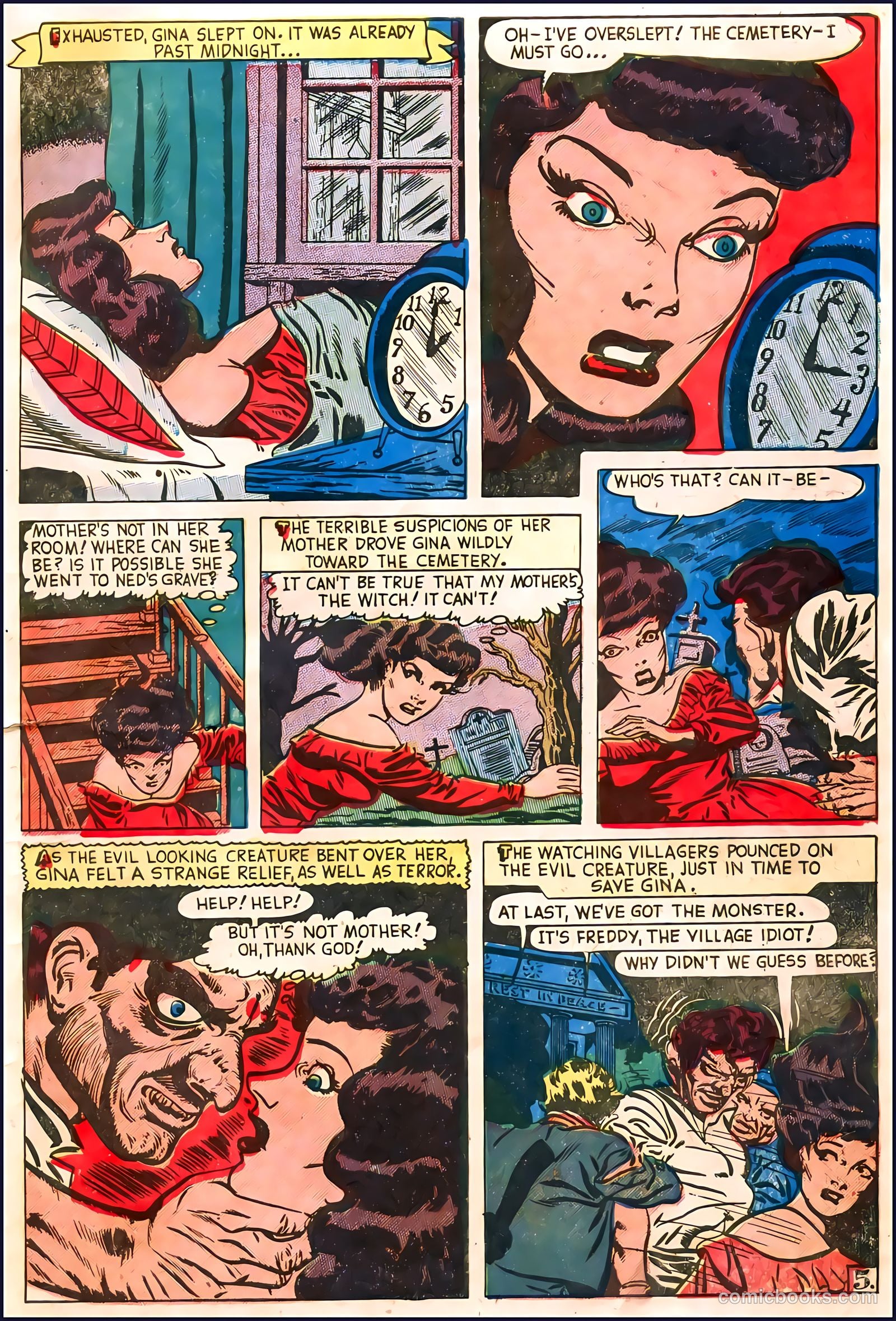 Dark Mysteries #9 (1952, Master Comics) — page 6 of 33