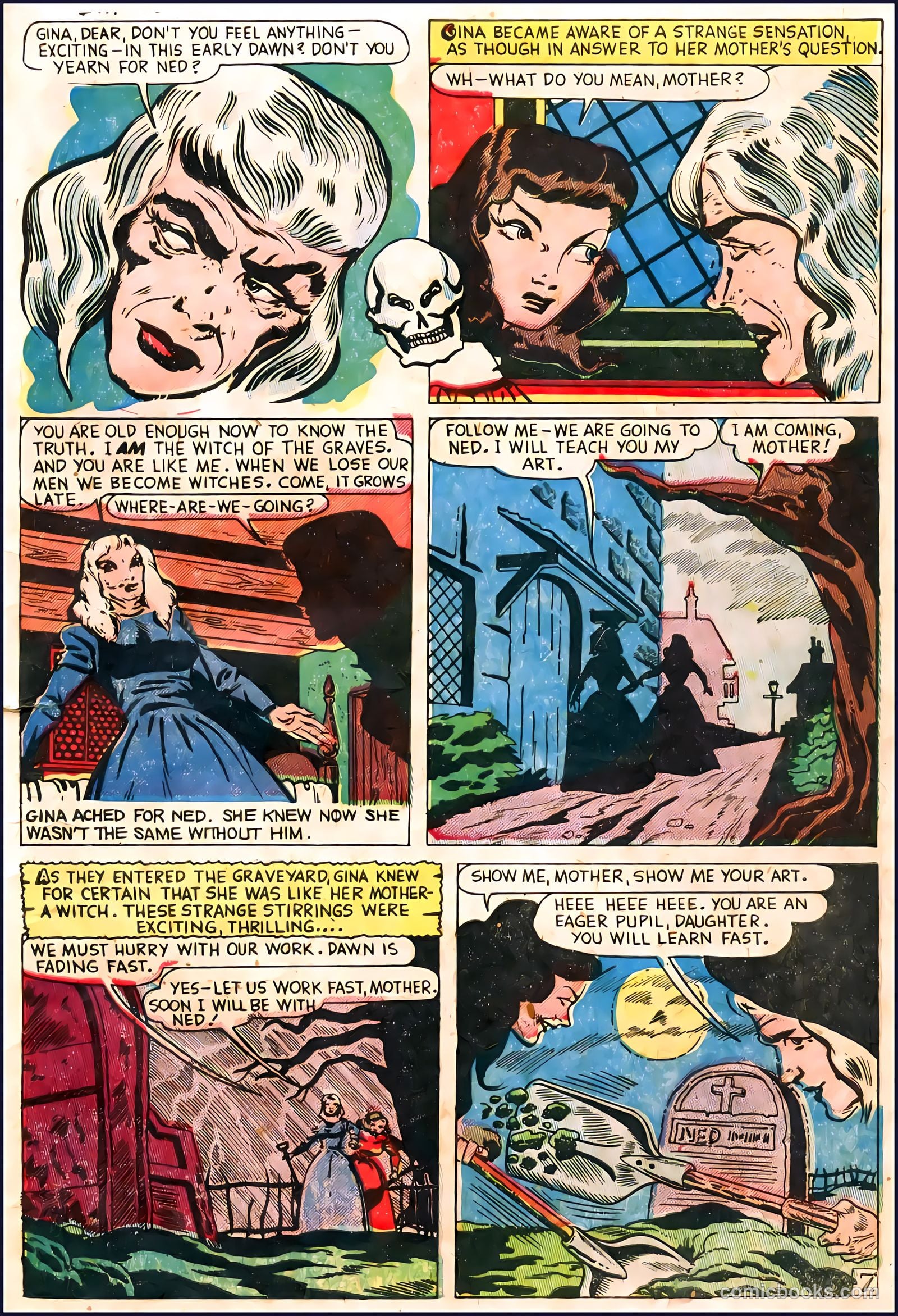 Dark Mysteries #9 (1952, Master Comics) — page 8 of 33