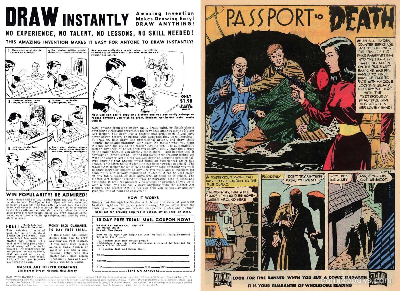 Date with Danger #6 (1953) — page 2 of 20