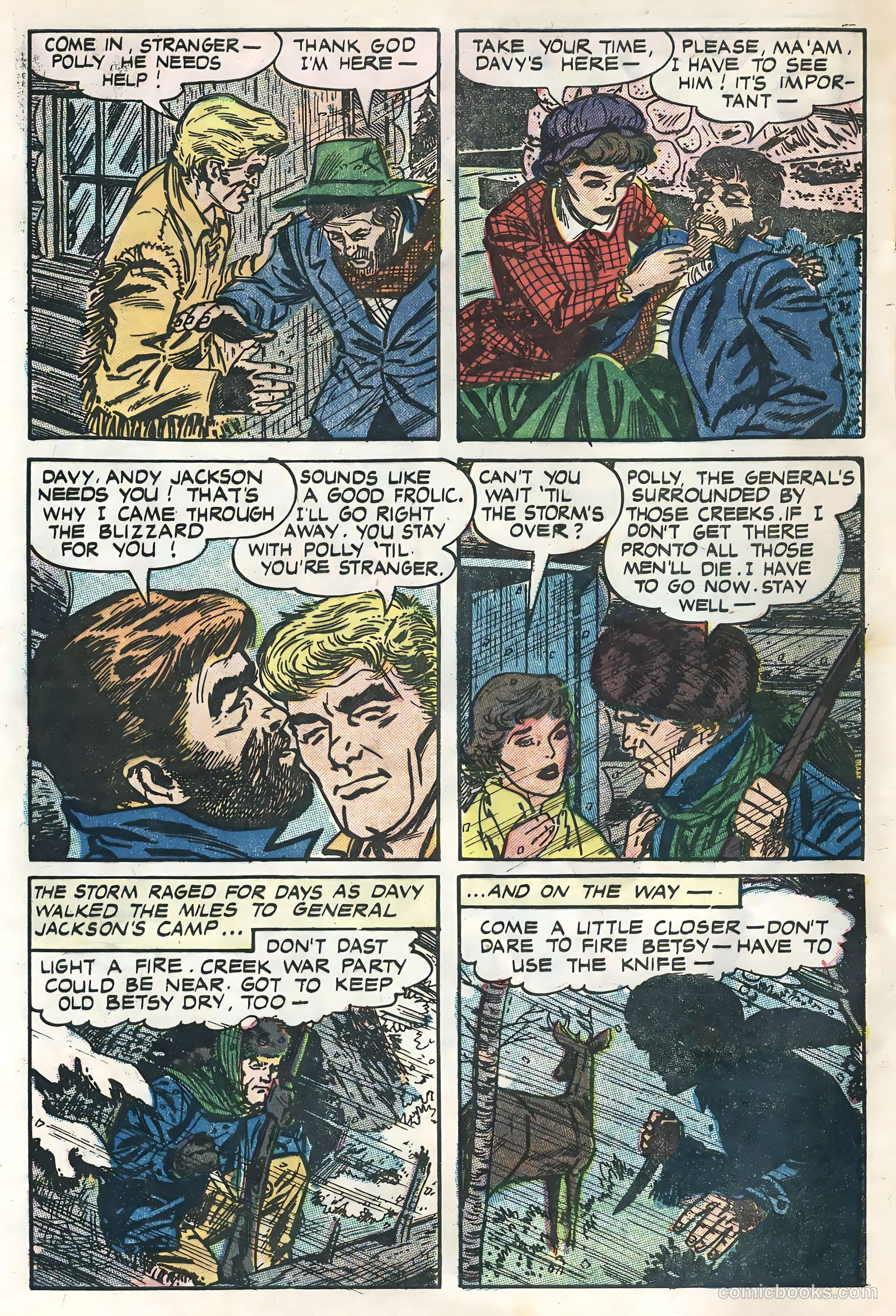 Davy Crockett #1 (1956, L. Miller & Son) — page 4 of 36