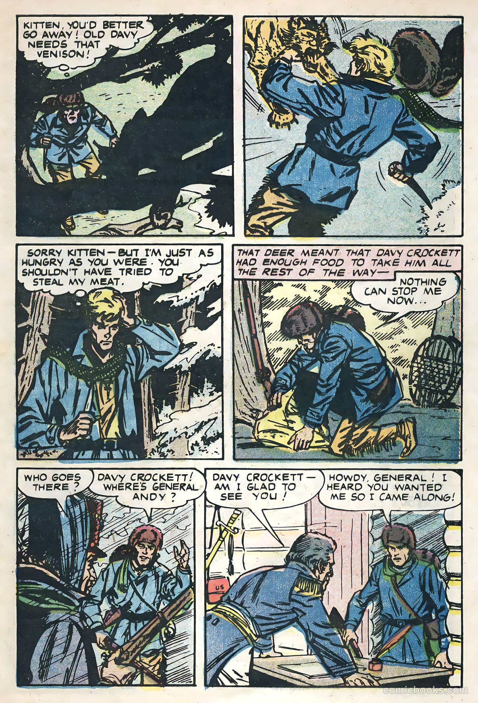 Davy Crockett #1 (1956, L. Miller & Son) — page 5 of 36