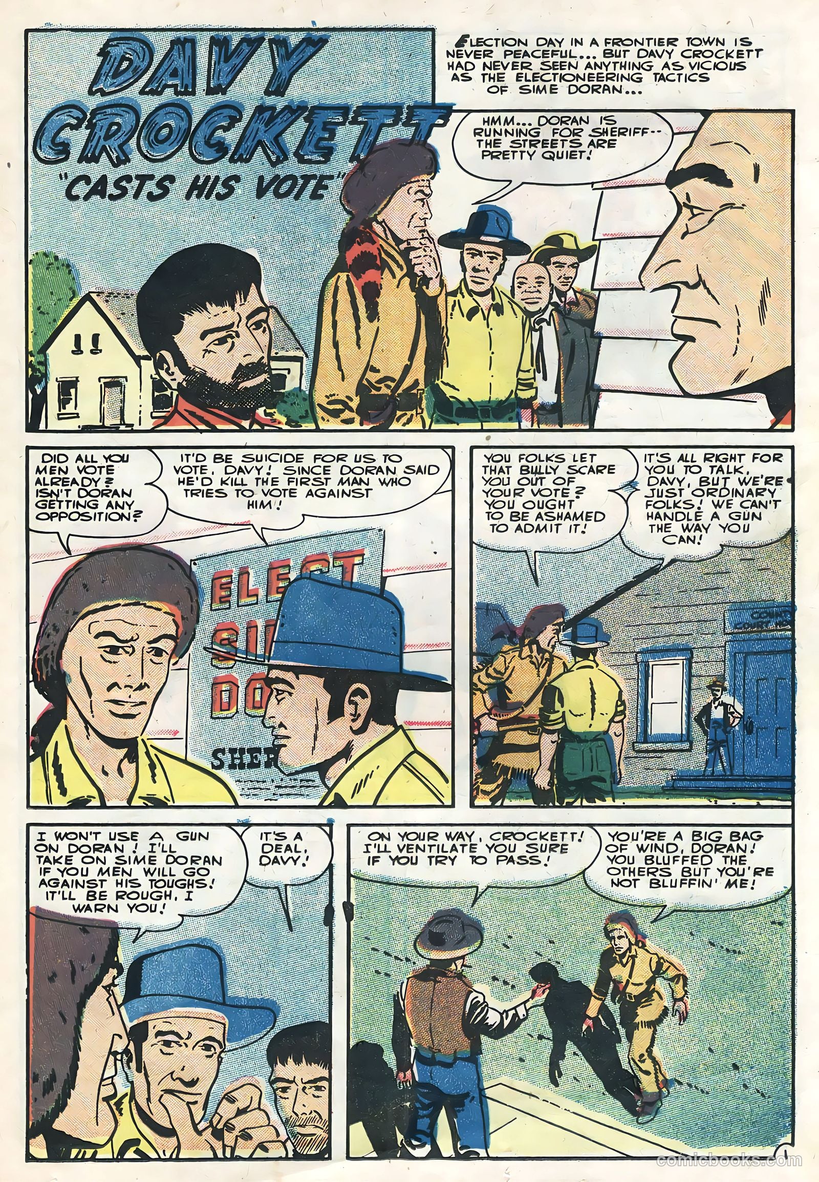 Davy Crockett #1 (1956, L. Miller & Son) — page 25 of 36