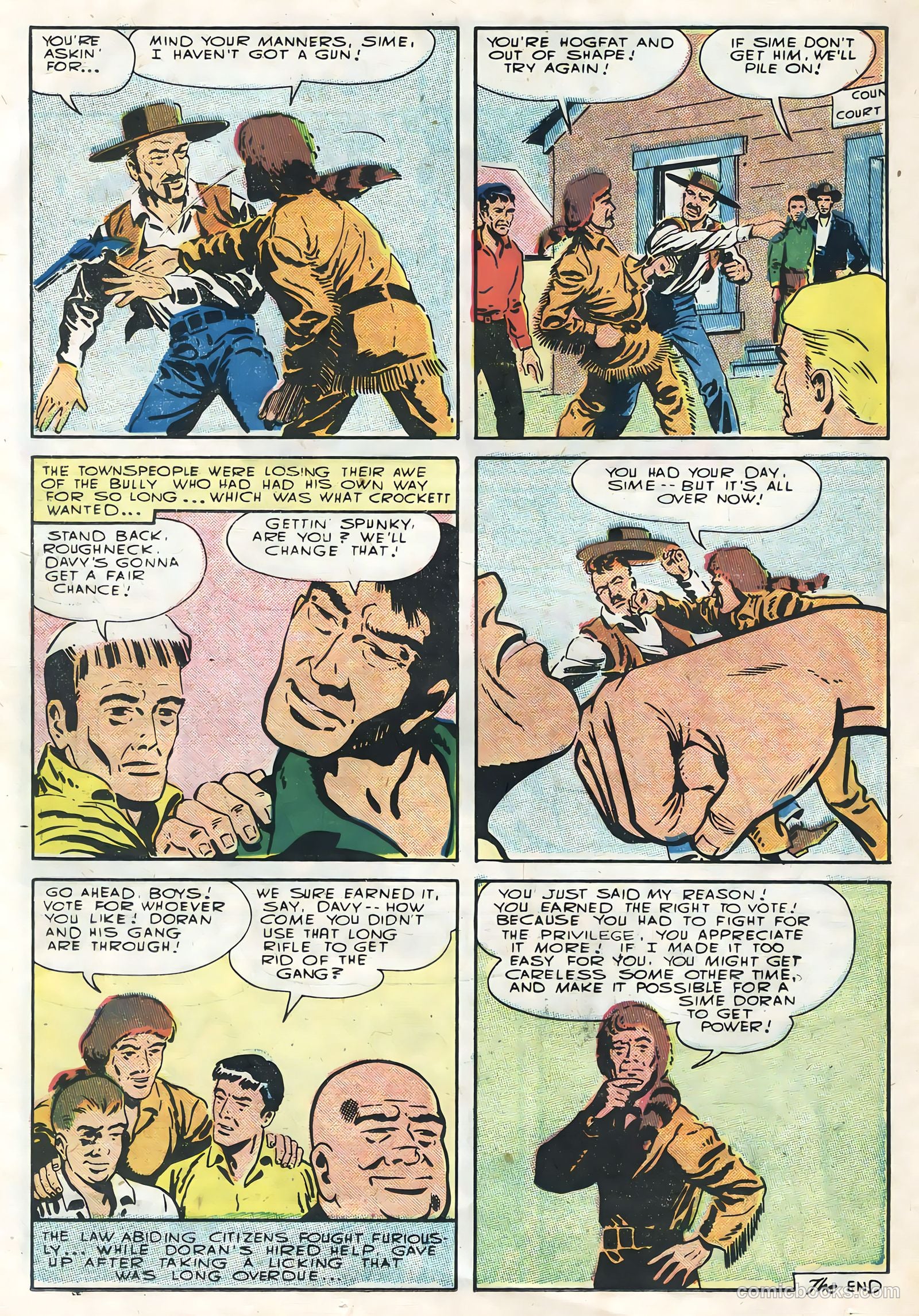 Davy Crockett #1 (1956, L. Miller & Son) — page 26 of 36