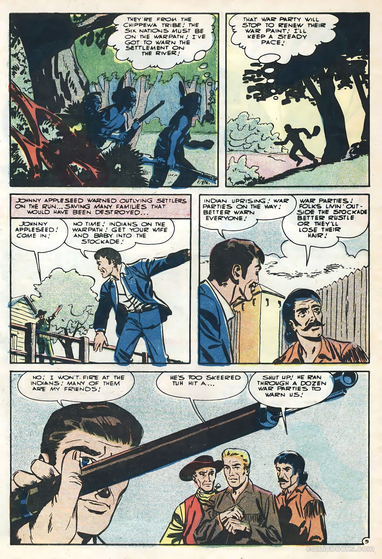 Davy Crockett #1 (1956, L. Miller & Son) — page 32 of 36