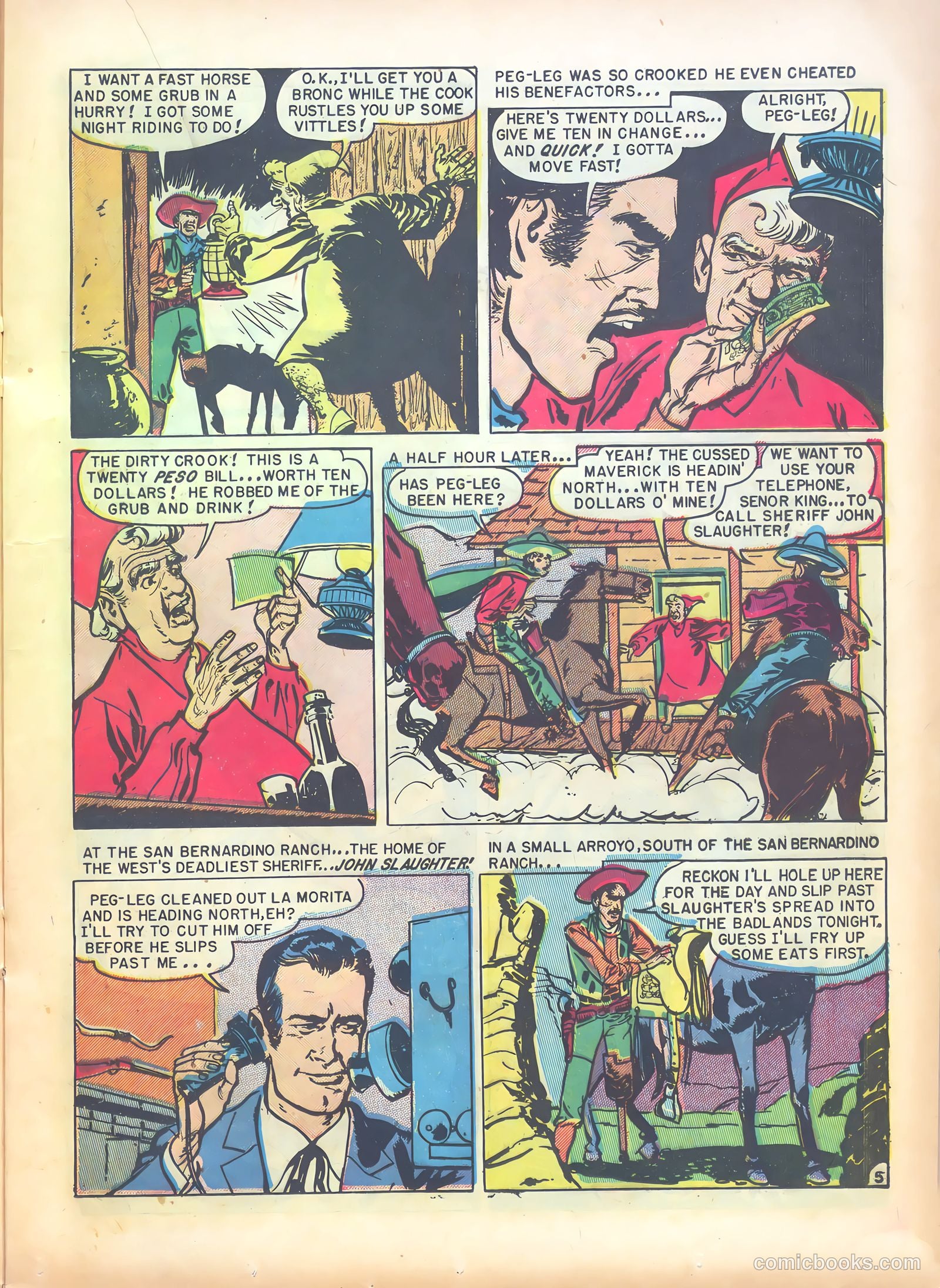 Dead-Eye Western Comics #1 (1953) — page 23 of 52
