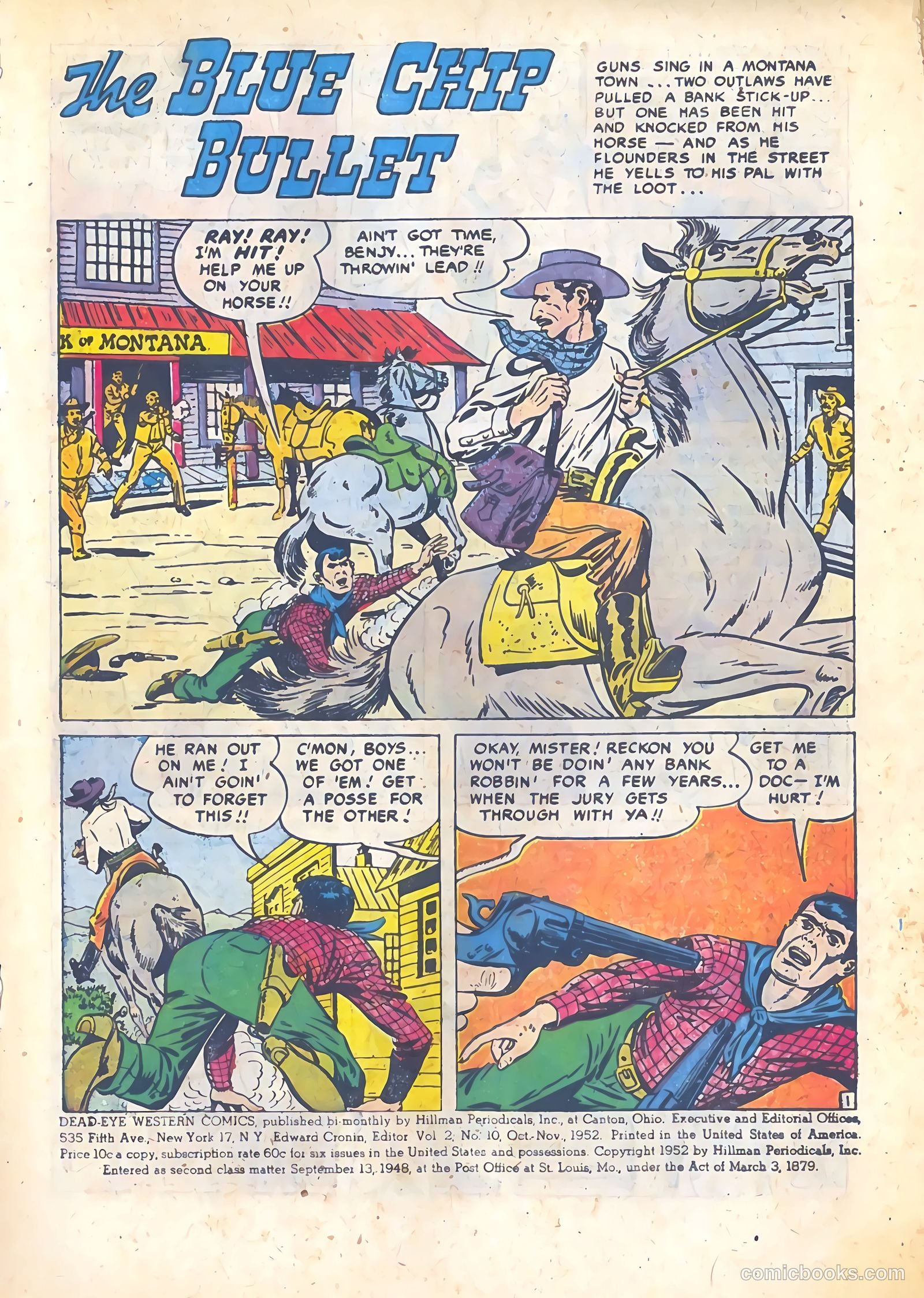 Dead-Eye Western Comics #10 (1950) — page 3 of 36