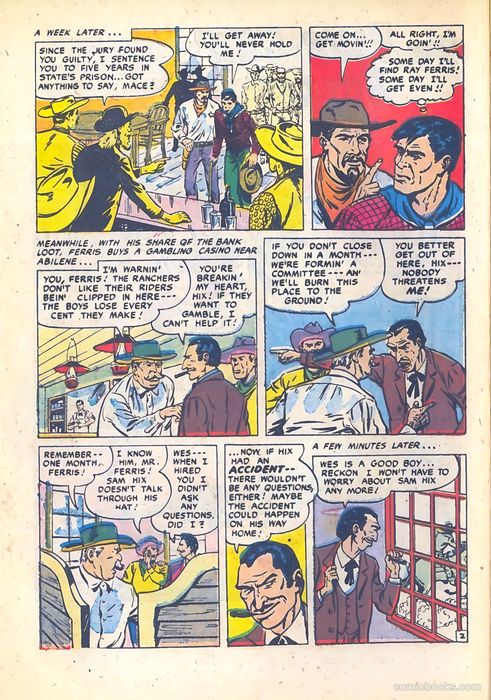 Dead-Eye Western Comics #10 (1950) — page 4 of 36