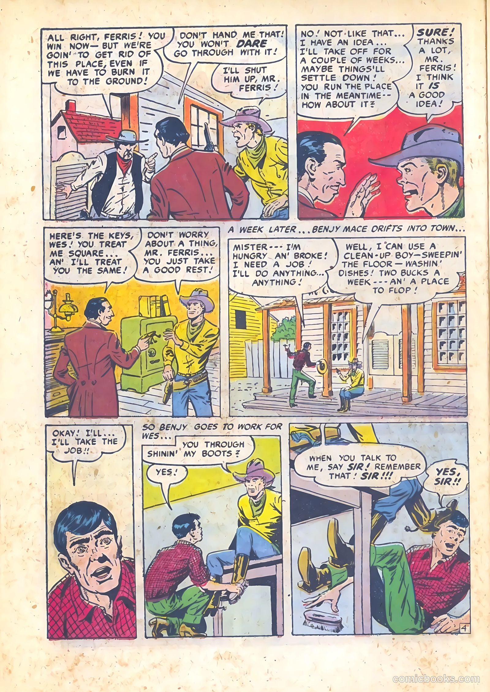 Dead-Eye Western Comics #10 (1950) — page 6 of 36