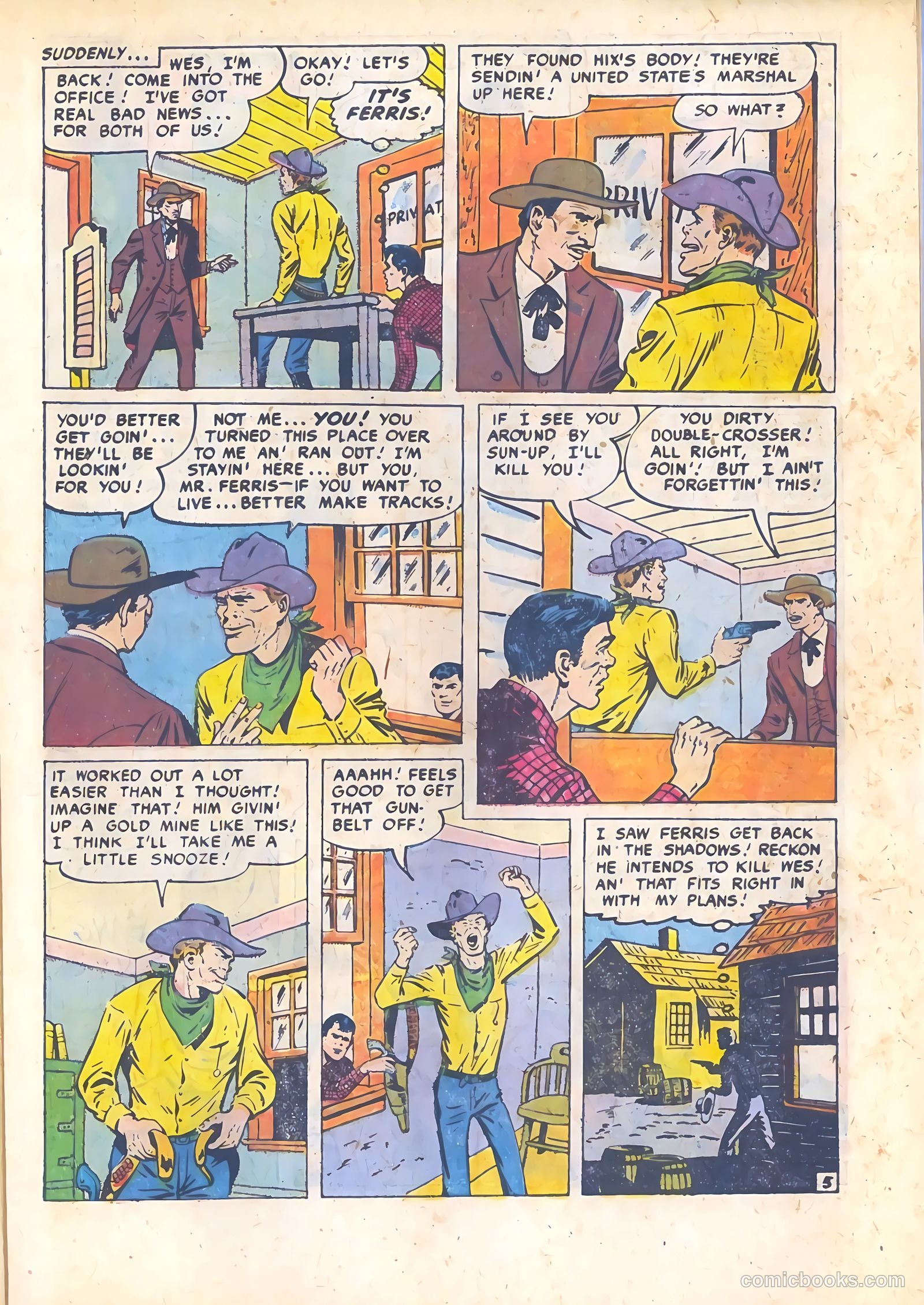 Dead-Eye Western Comics #10 (1950) — page 7 of 36