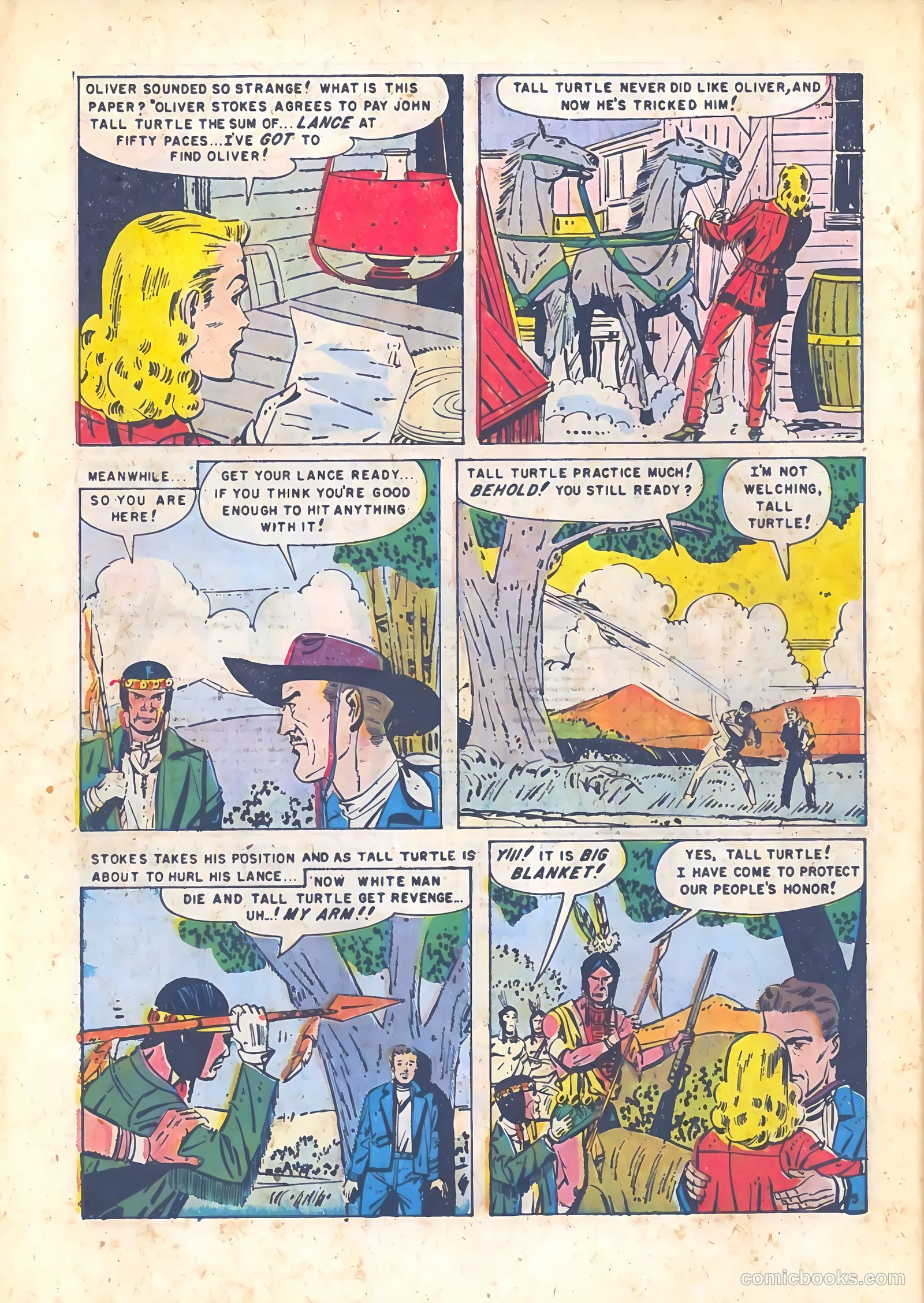 Dead-Eye Western Comics #10 (1950) — page 22 of 36