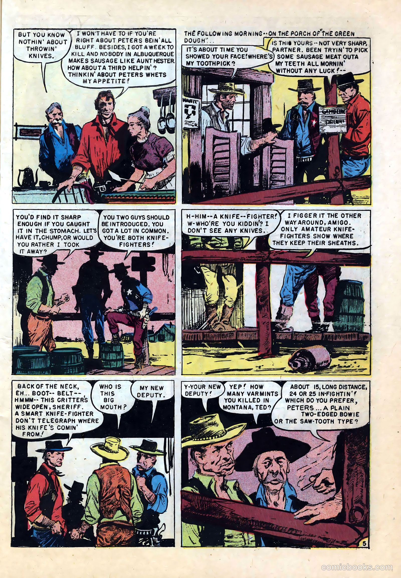 Dead-Eye Western Comics #11 (1950) — page 7 of 52