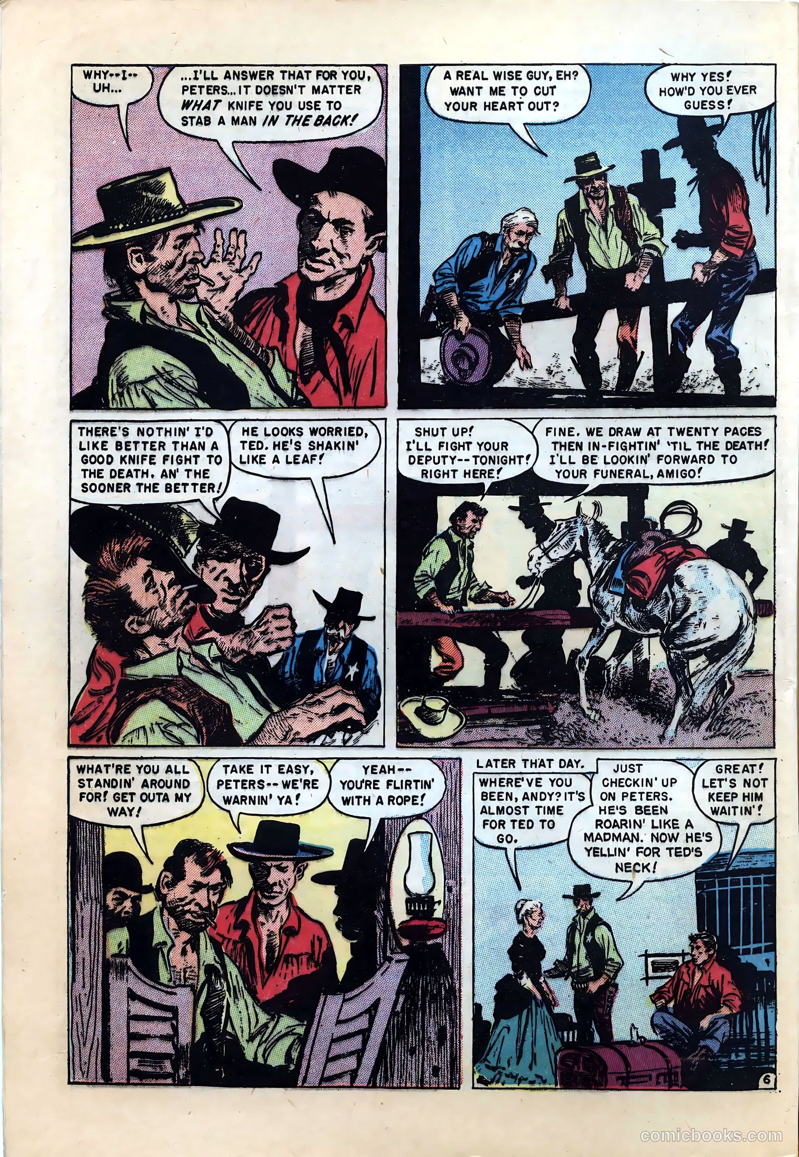 Dead-Eye Western Comics #11 (1950) — page 8 of 52