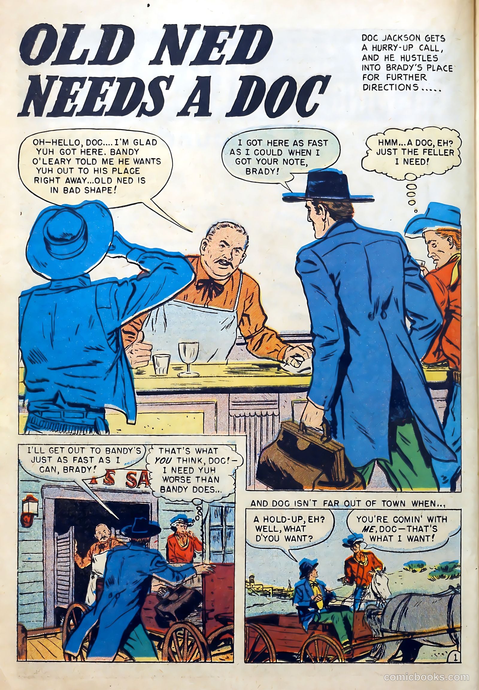 Dead-Eye Western Comics #12 (1950) — page 36 of 52