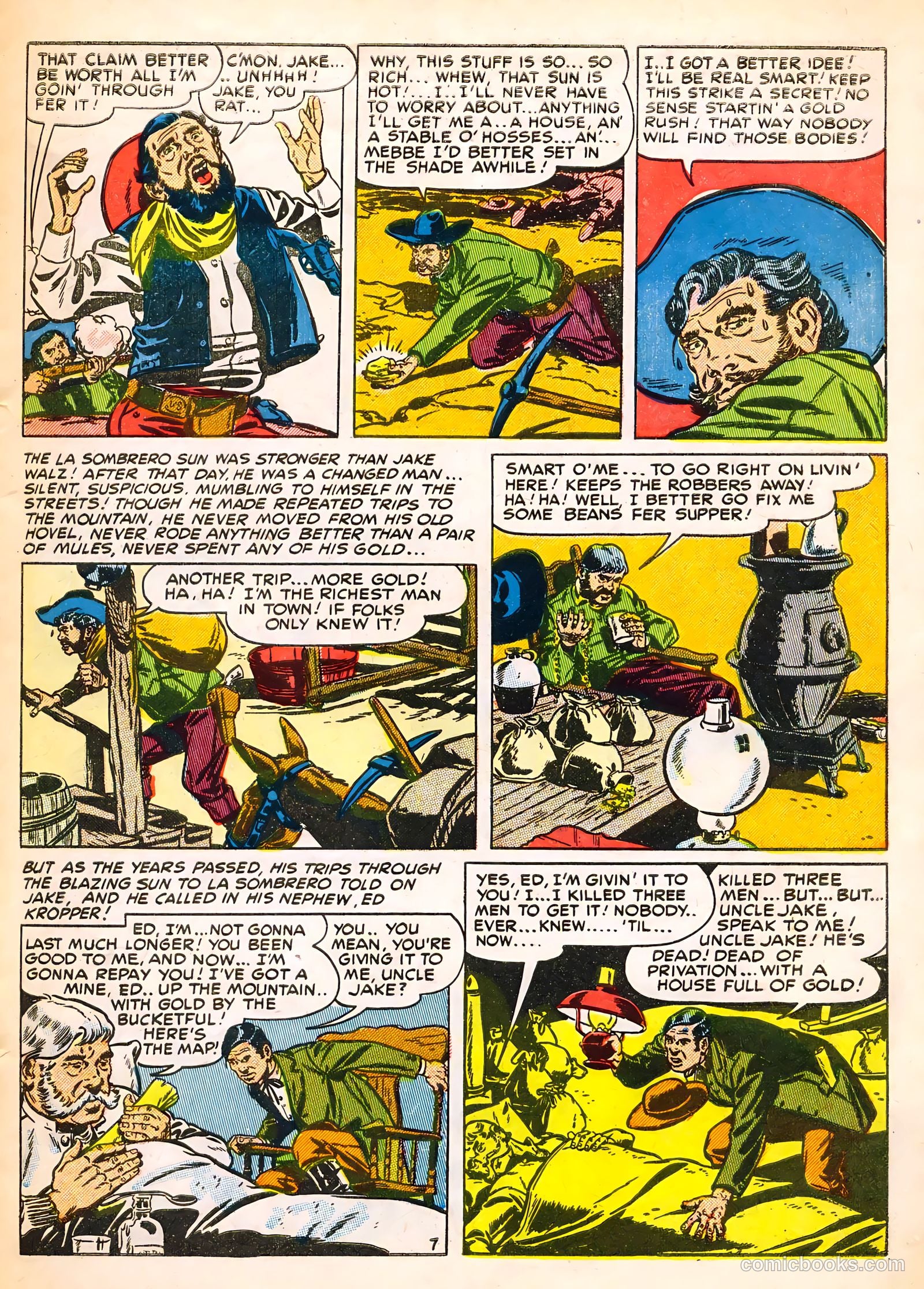 Dead-Eye Western Comics #3 (1949) — page 9 of 52