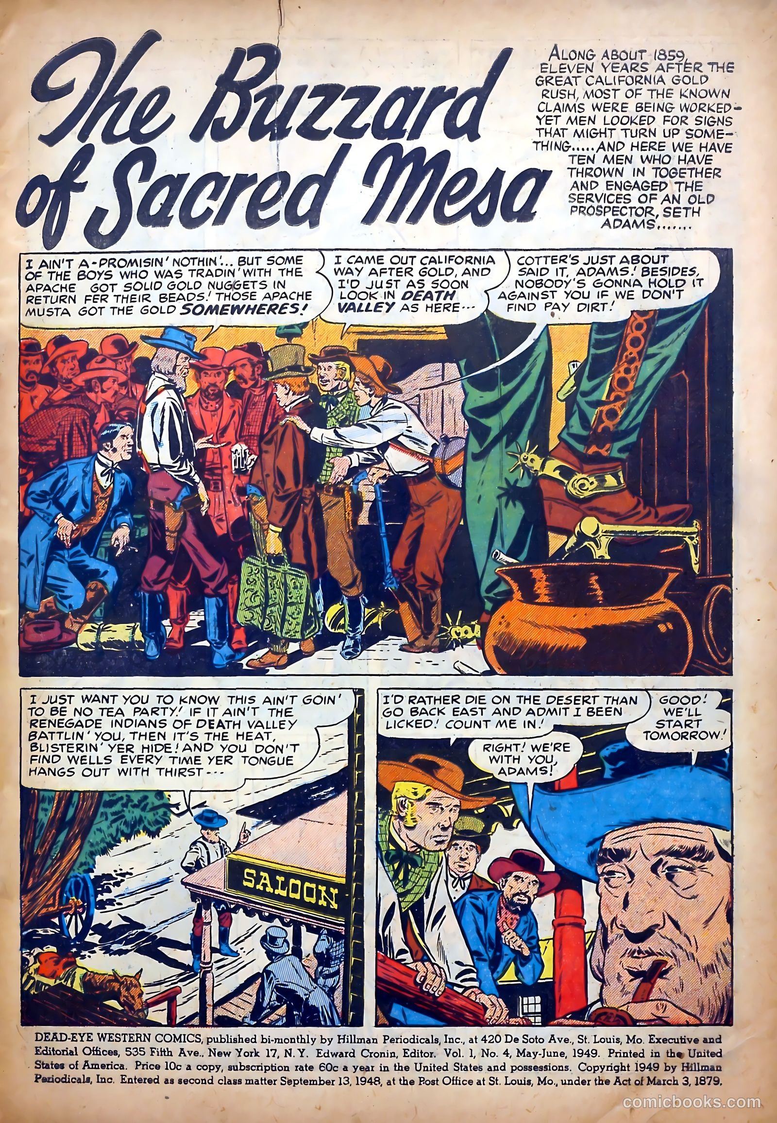 Dead-Eye Western Comics #4 (1949) — page 3 of 52