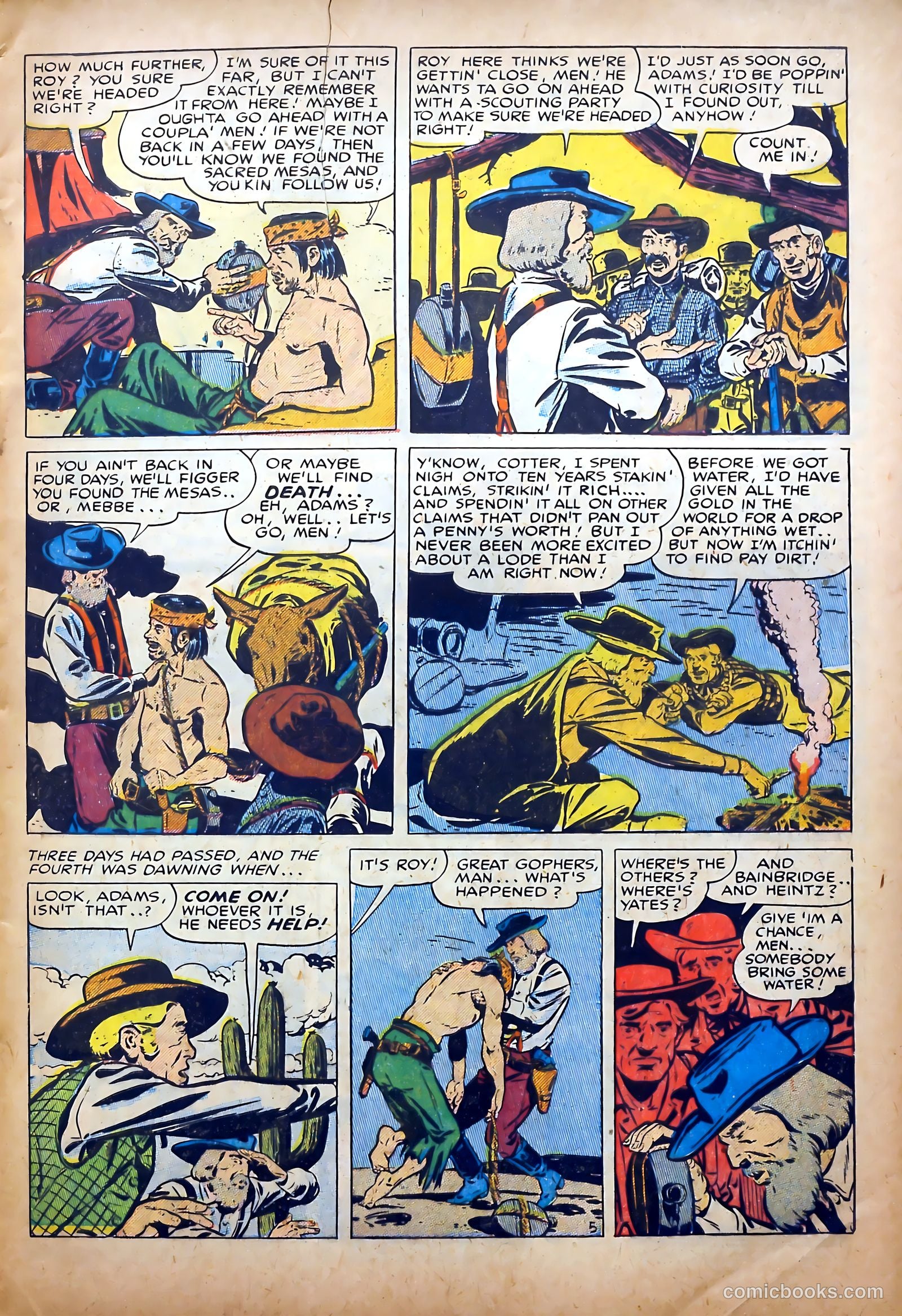 Dead-Eye Western Comics #4 (1949) — page 7 of 52