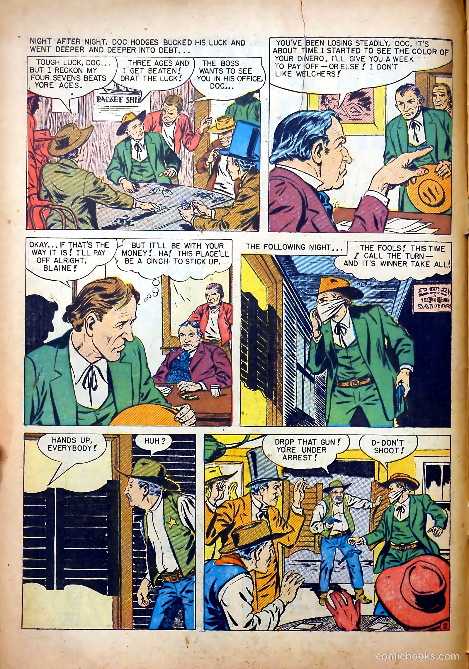 Dead-Eye Western Comics #4 (1949) — page 14 of 52