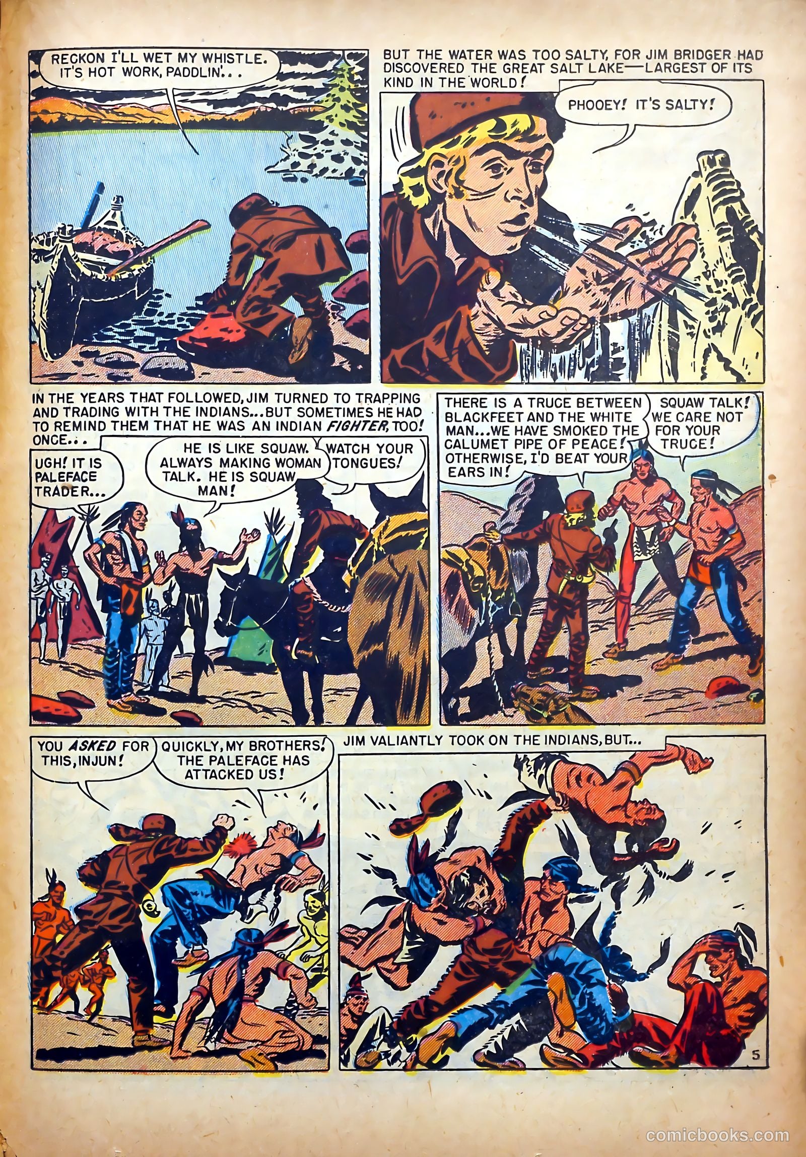 Dead-Eye Western Comics #4 (1949) — page 35 of 52