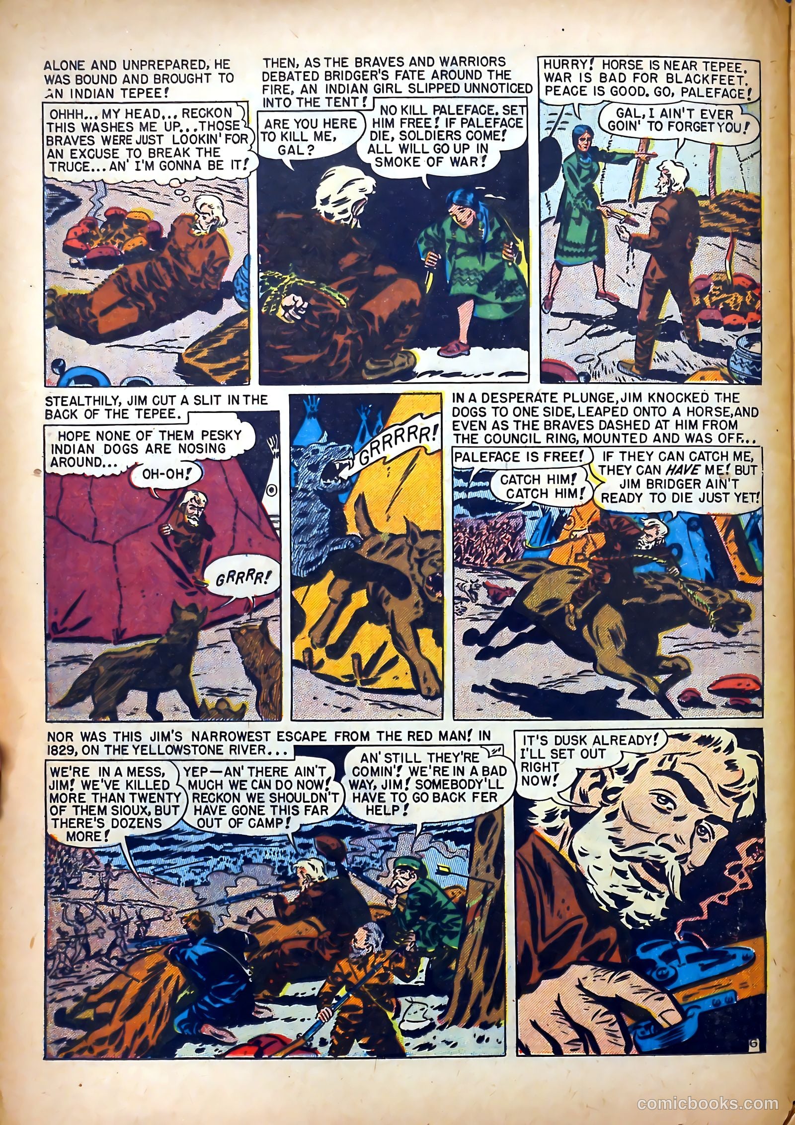 Dead-Eye Western Comics #4 (1949) — page 36 of 52