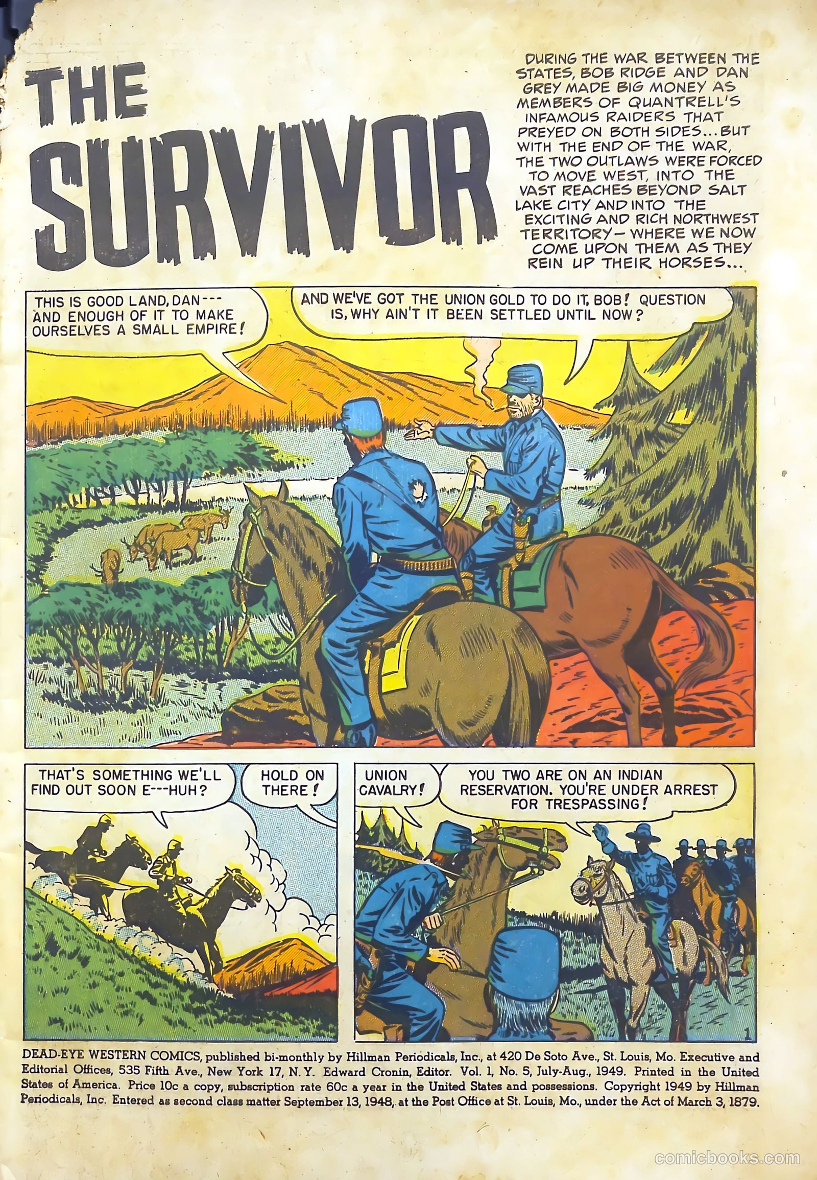 Dead-Eye Western Comics #5 (1951) — page 3 of 52