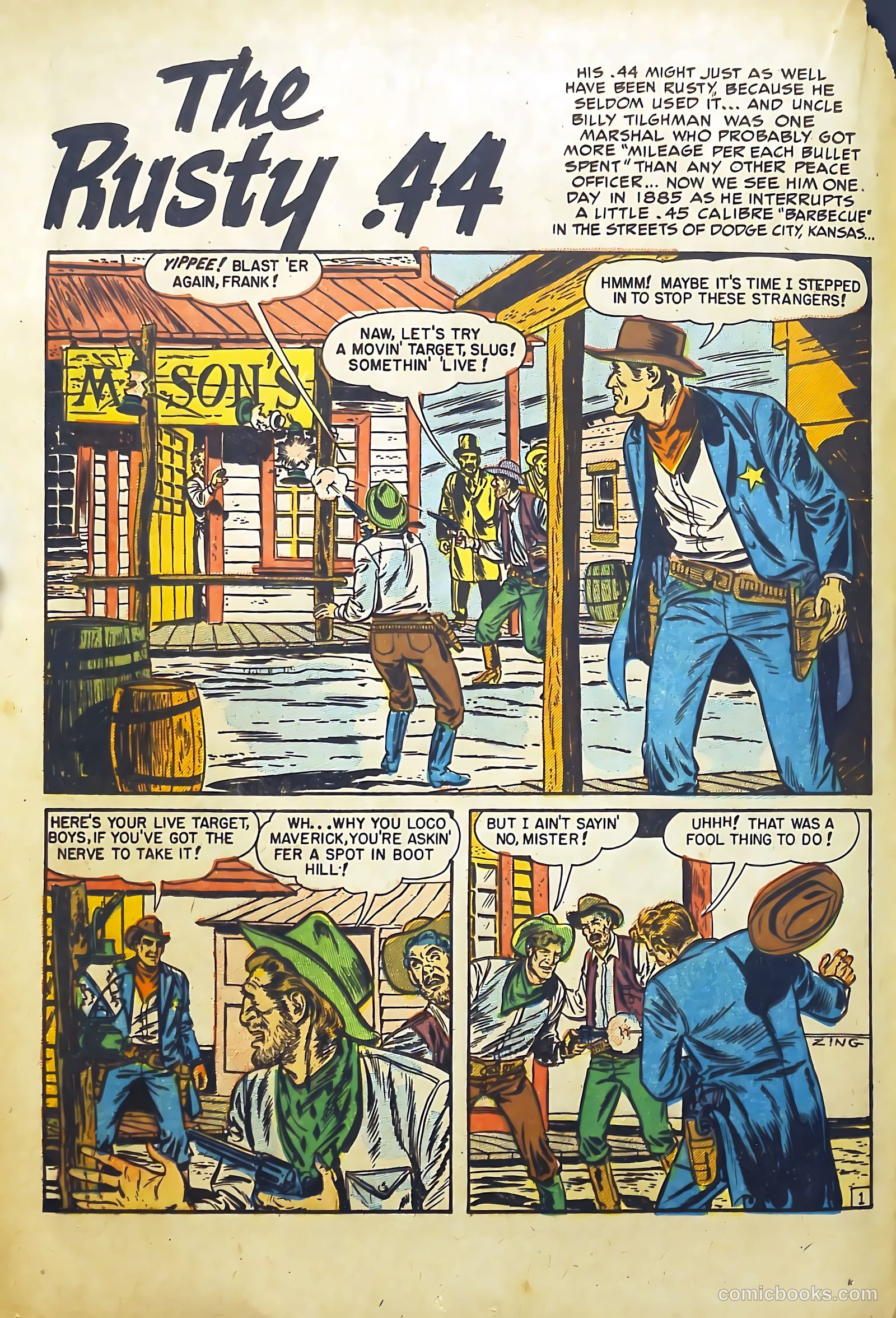 Dead-Eye Western Comics #5 (1951) — page 22 of 52