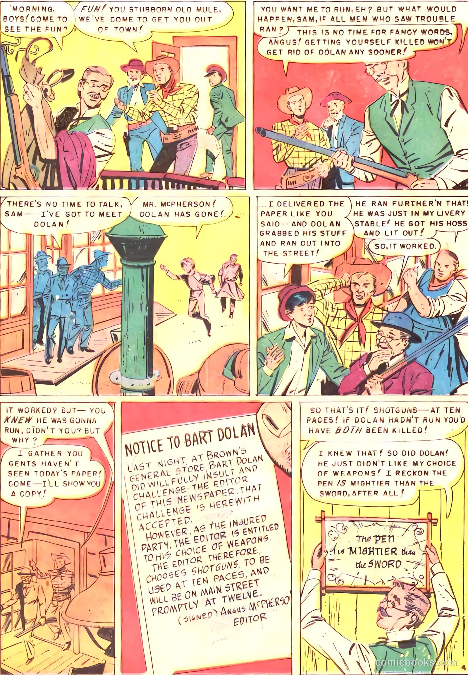 Dead-Eye Western Comics #6 (1949) — page 20 of 52