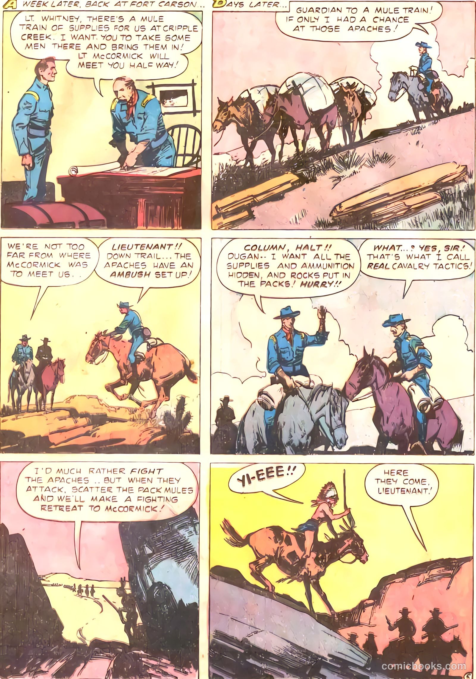 Dead-Eye Western Comics #6 (1949) — page 36 of 52