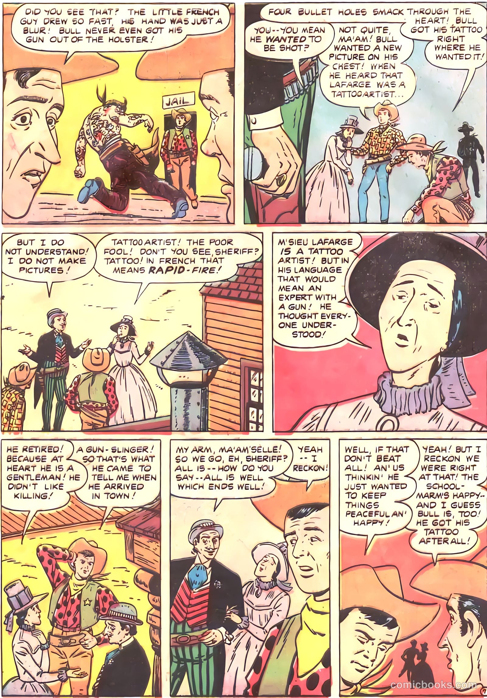 Dead-Eye Western Comics #6 (1949) — page 49 of 52