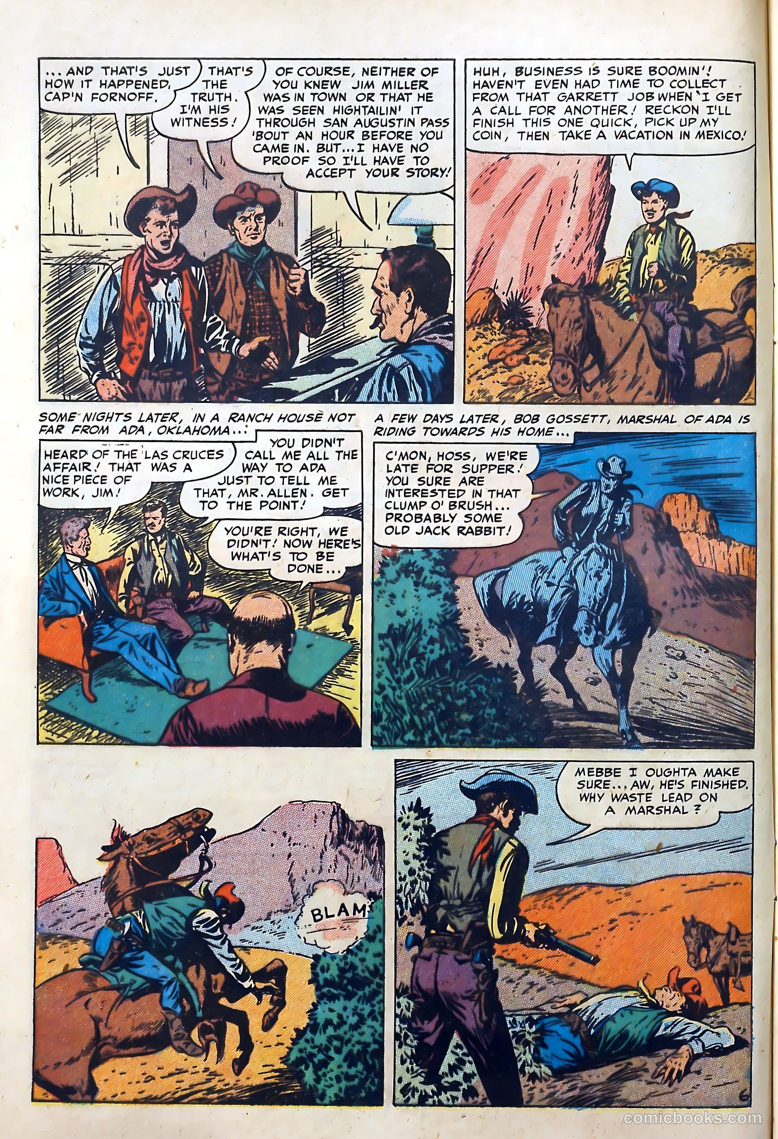Dead-Eye Western Comics #8 (1950) — page 8 of 52