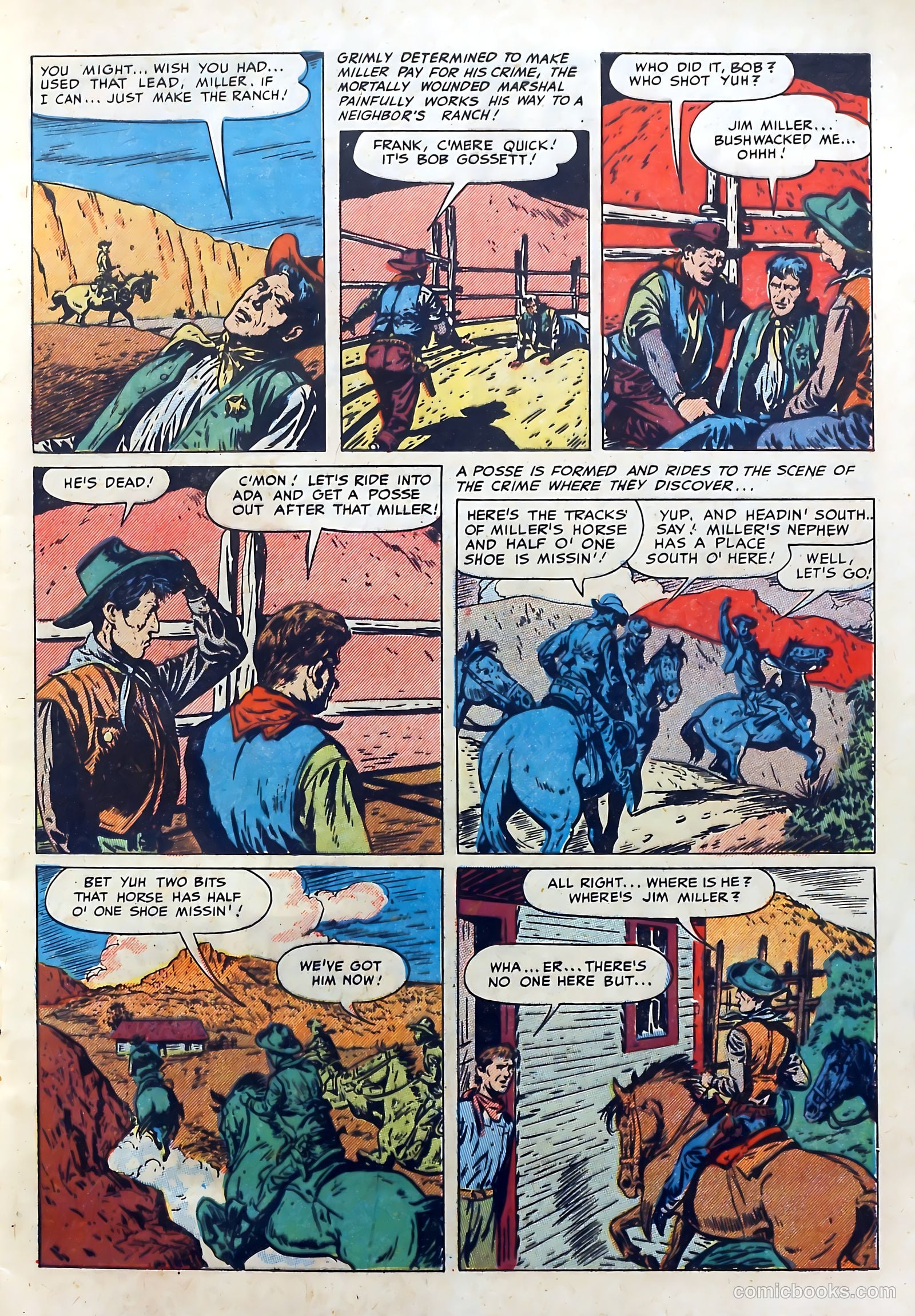 Dead-Eye Western Comics #8 (1950) — page 9 of 52