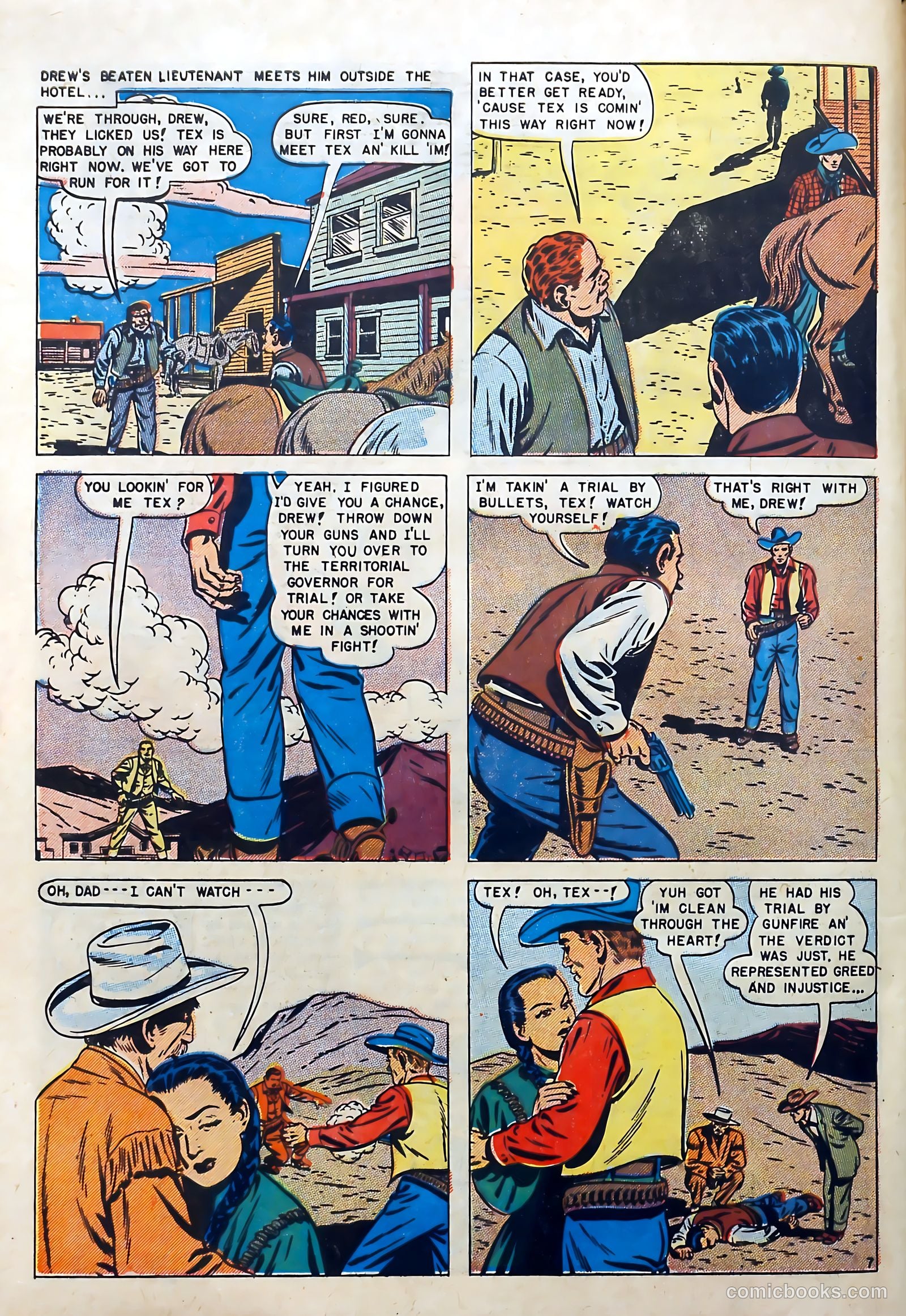 Dead-Eye Western Comics #8 (1950) — page 48 of 52