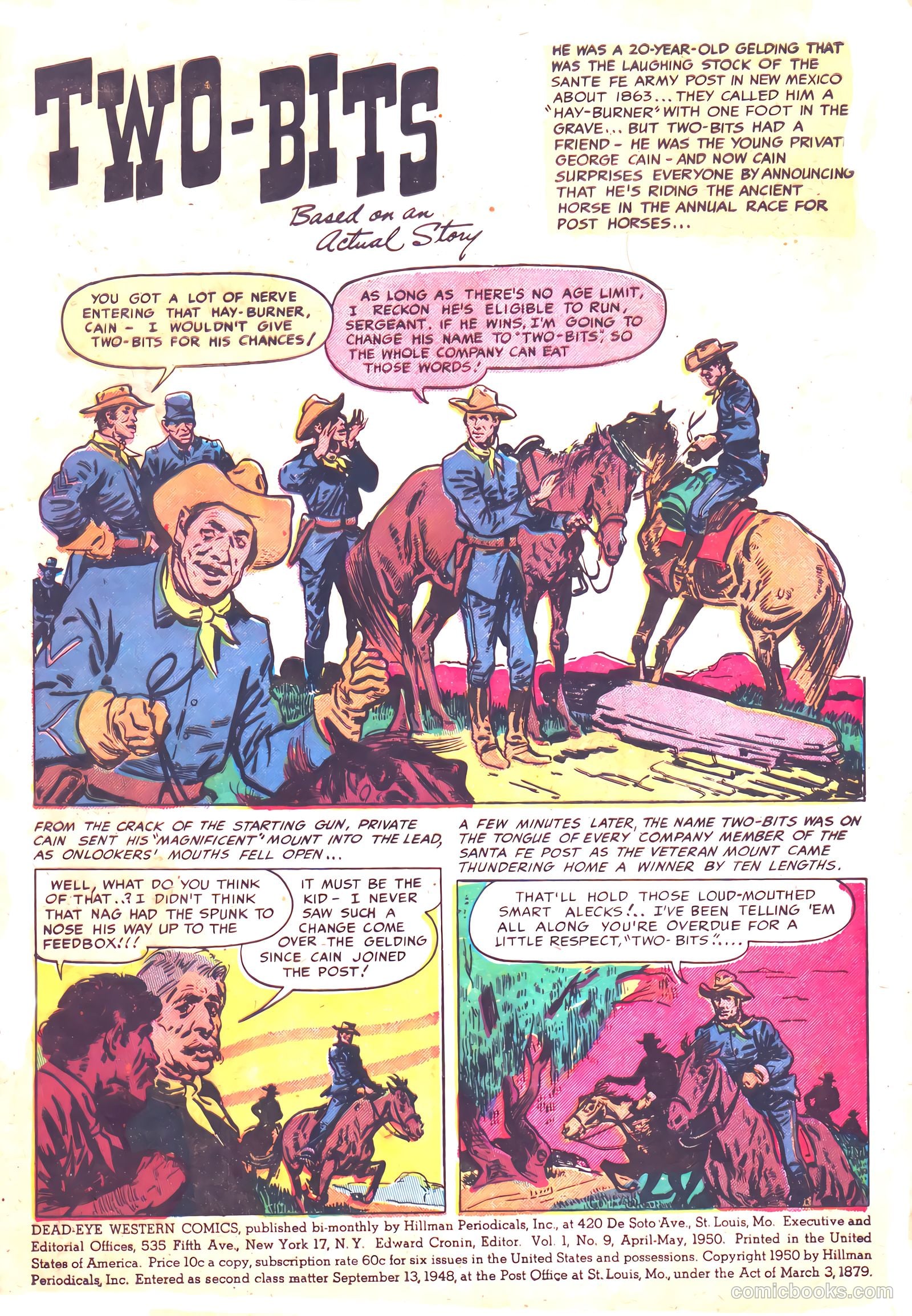 Dead-Eye Western Comics #9 (1950) — page 3 of 52