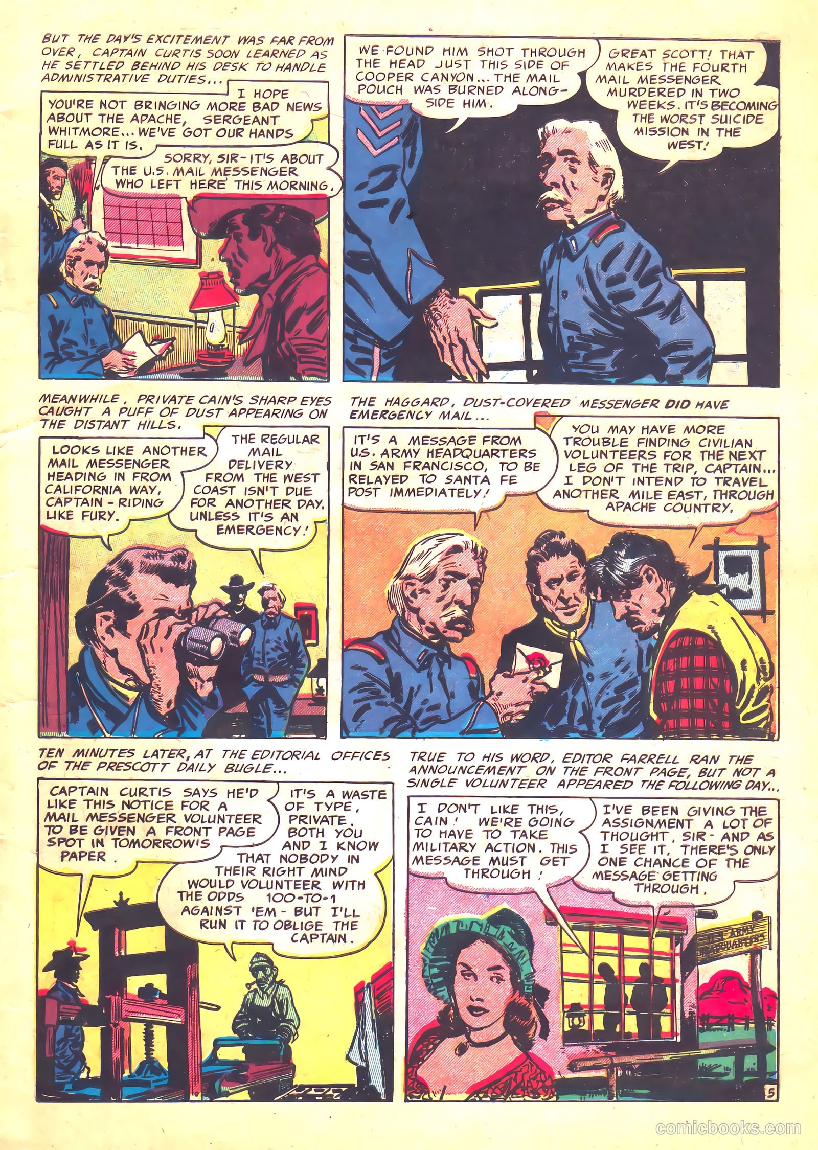 Dead-Eye Western Comics #9 (1950) — page 7 of 52